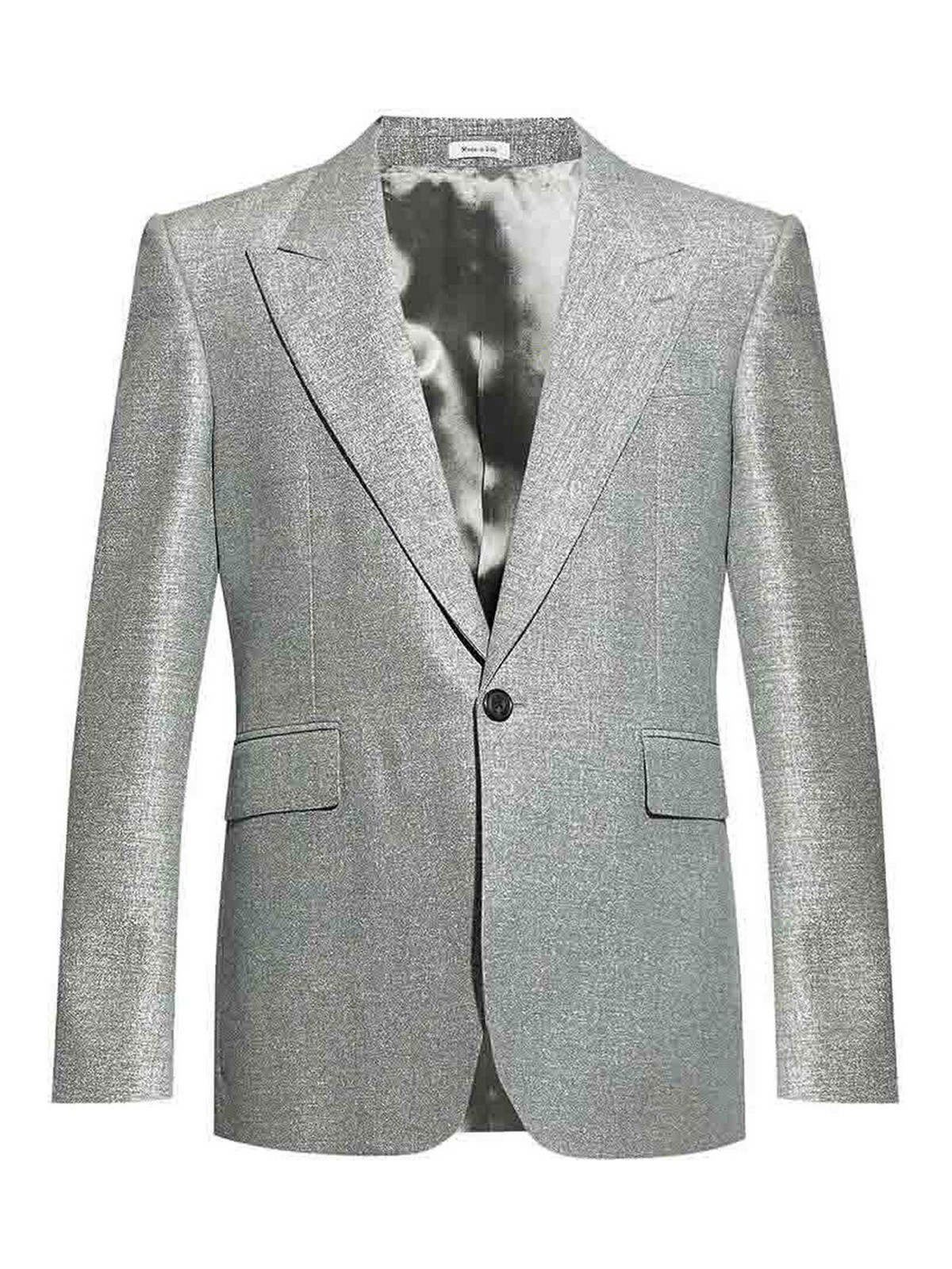 Shop Alexander Mcqueen Chaqueta Casual - Gris In Grey