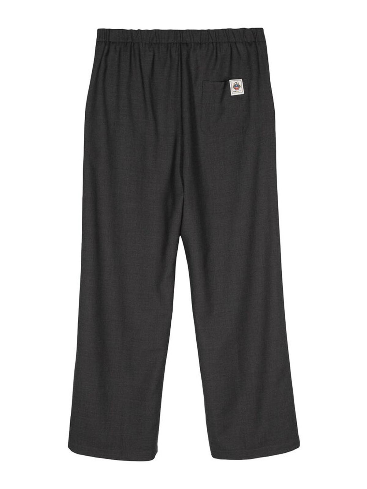 Shop Bally Pants In Grey