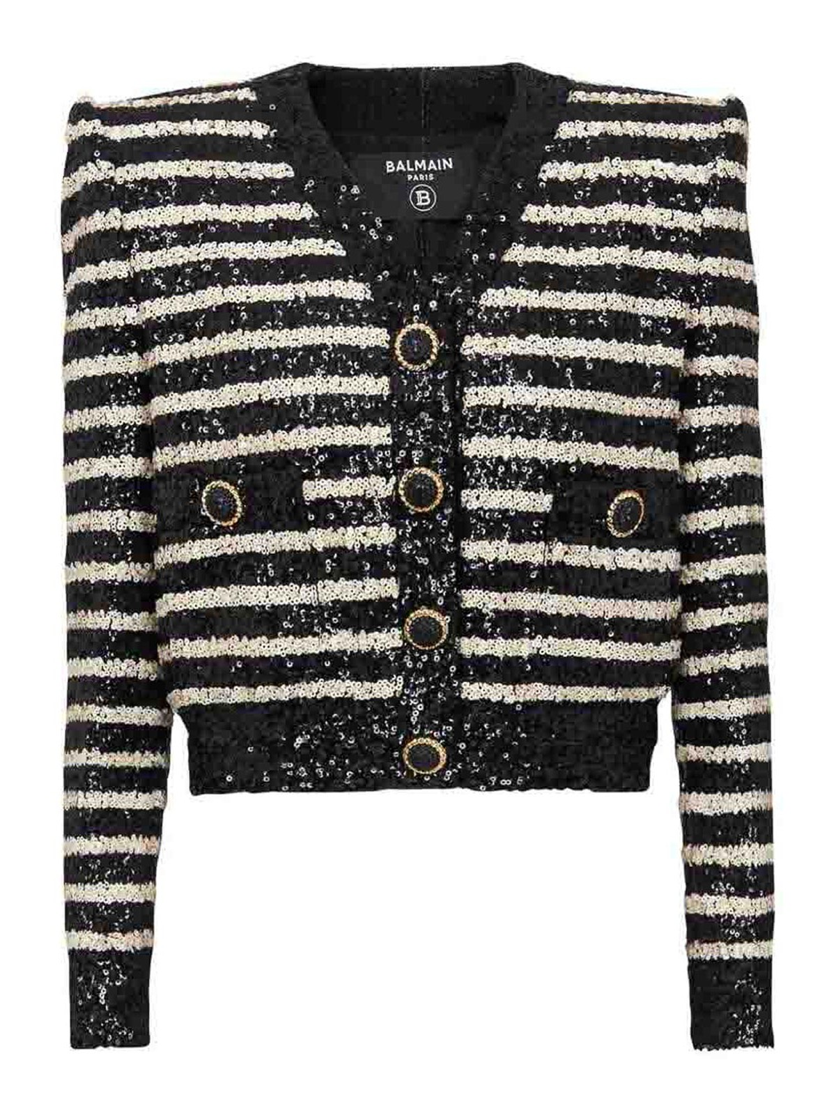 Shop Balmain Sweater In Negro