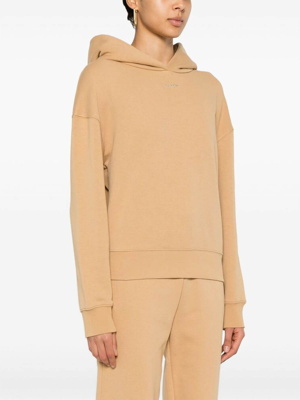 Shop Calvin Klein Sweatshirt In Camel