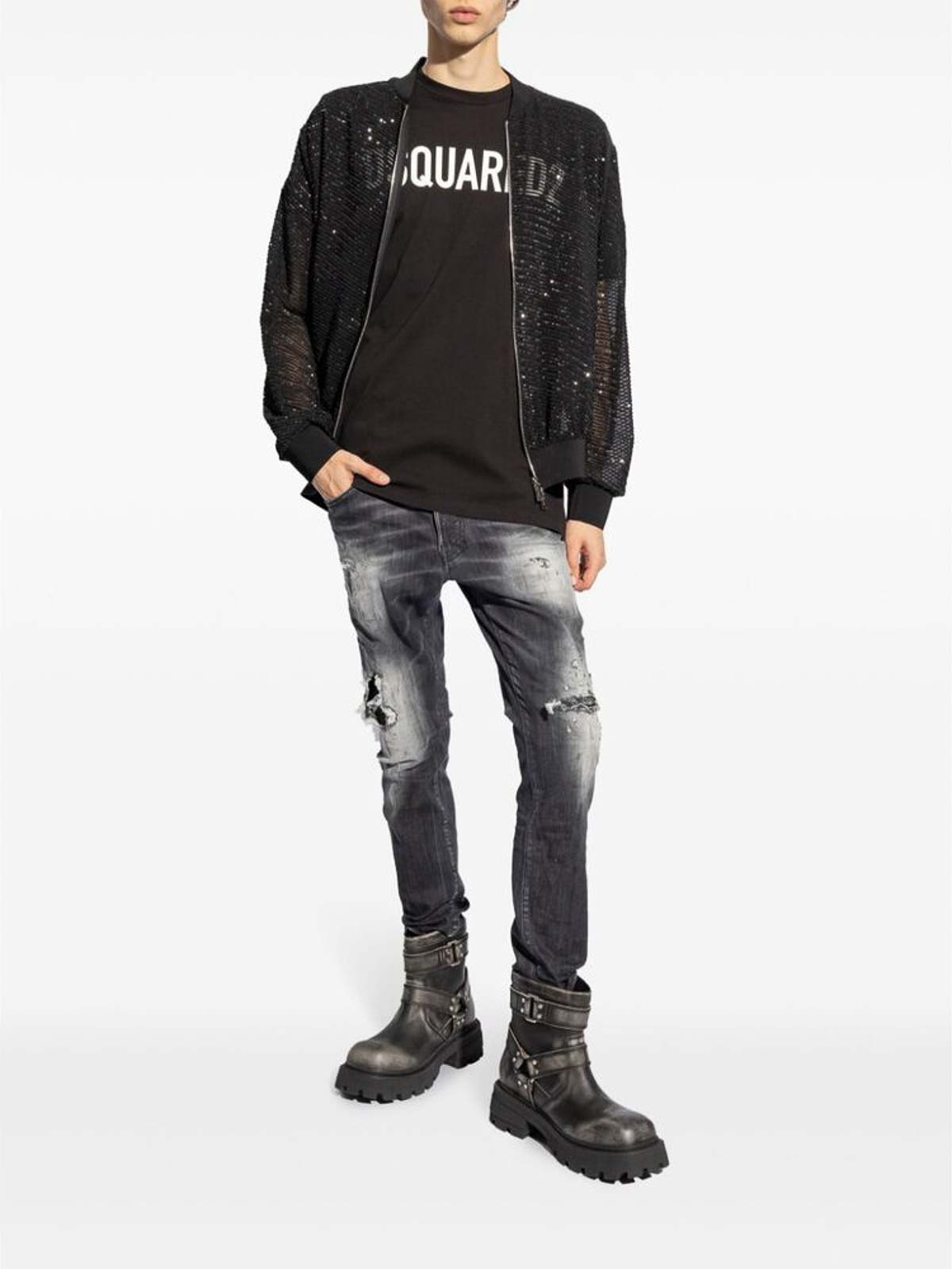 Shop Dsquared2 Jeans In Black