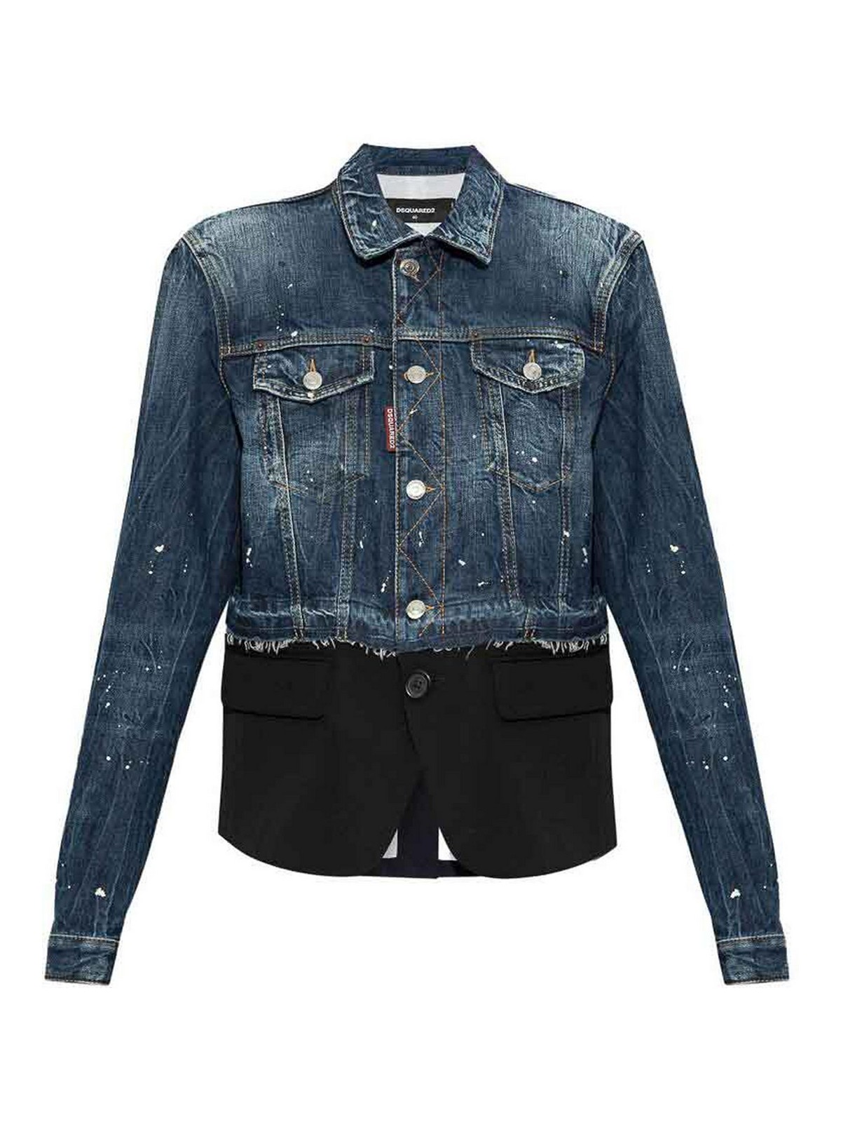 Shop Dsquared2 Jacket In Azul