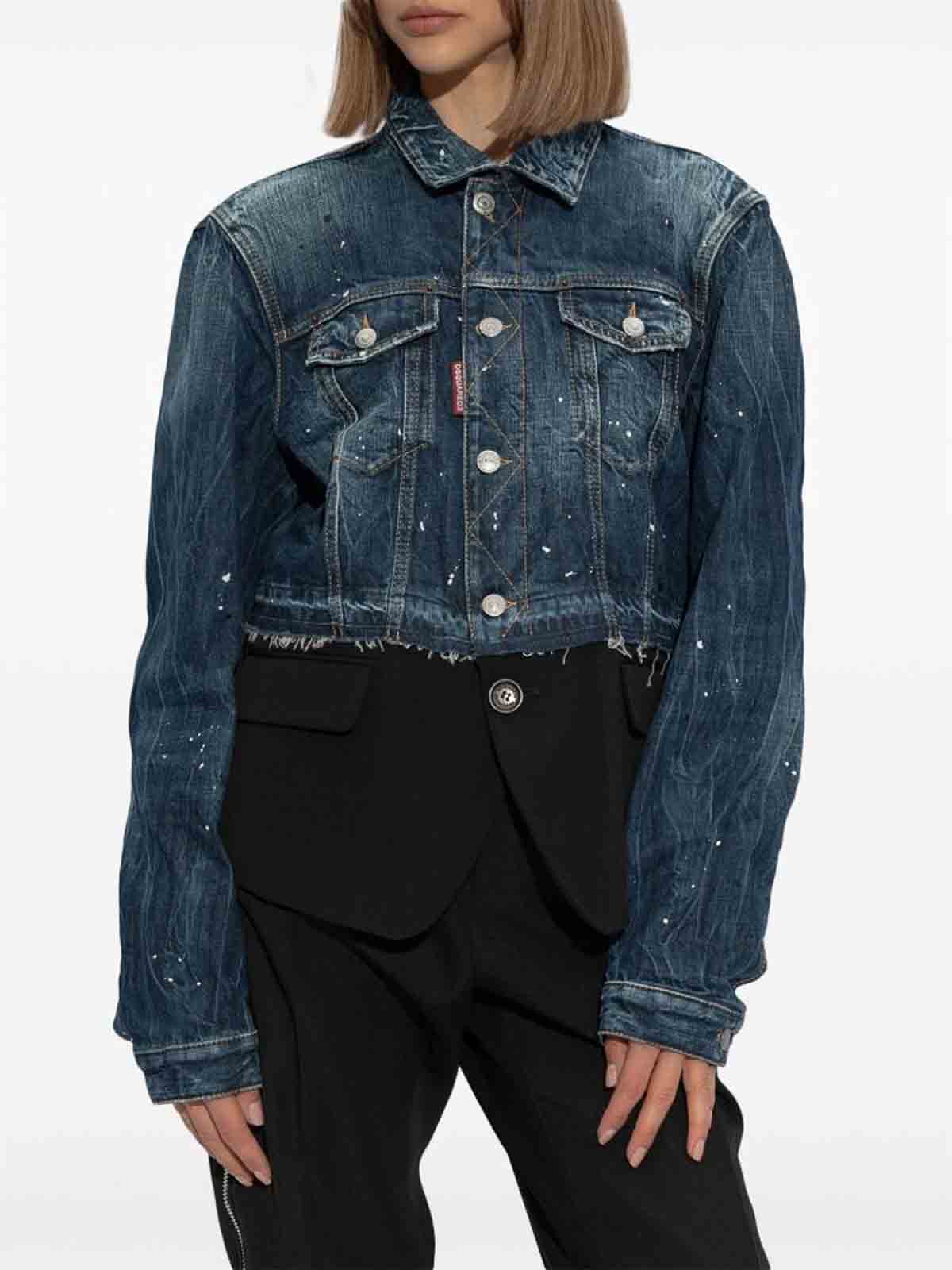 Shop Dsquared2 Jacket In Azul