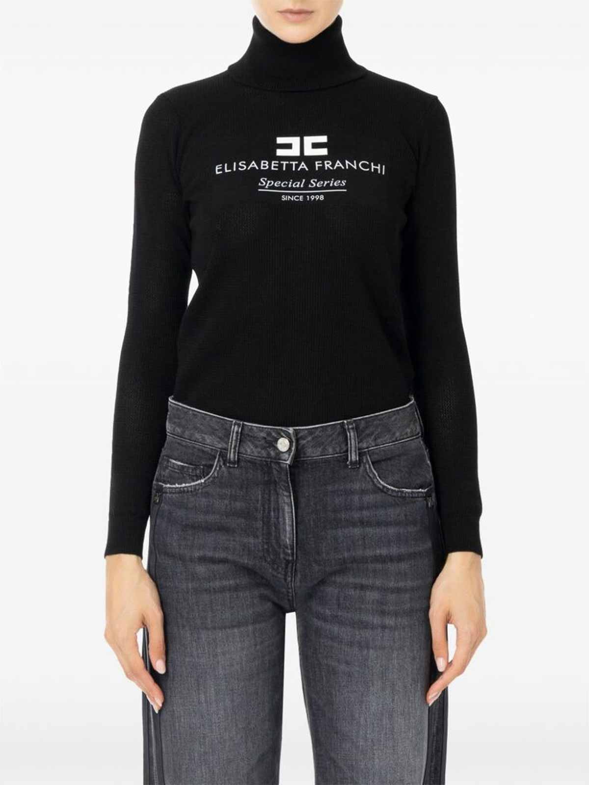 Shop Elisabetta Franchi Sweater In Negro