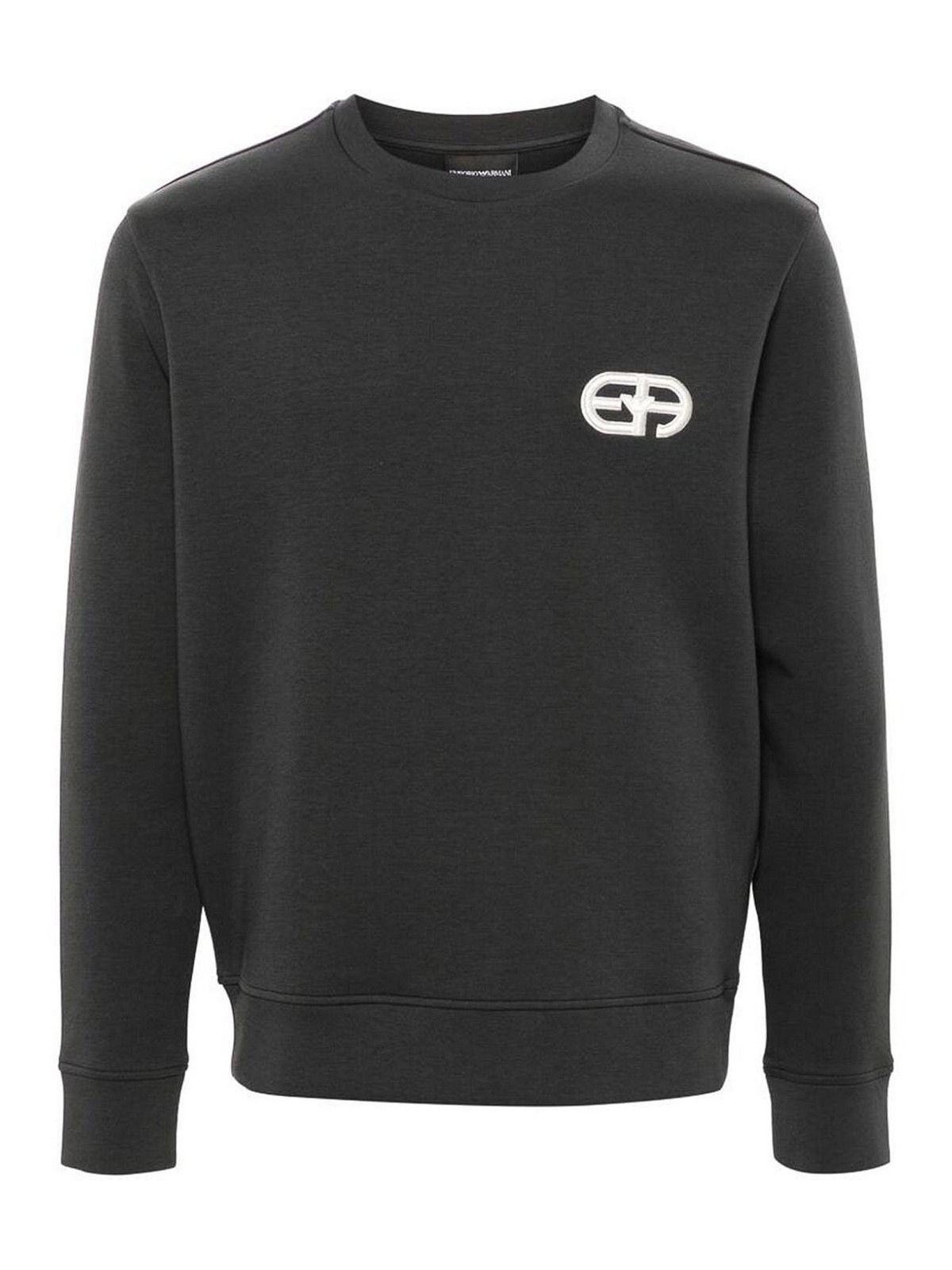 Shop Emporio Armani Sweatshirt In Grey