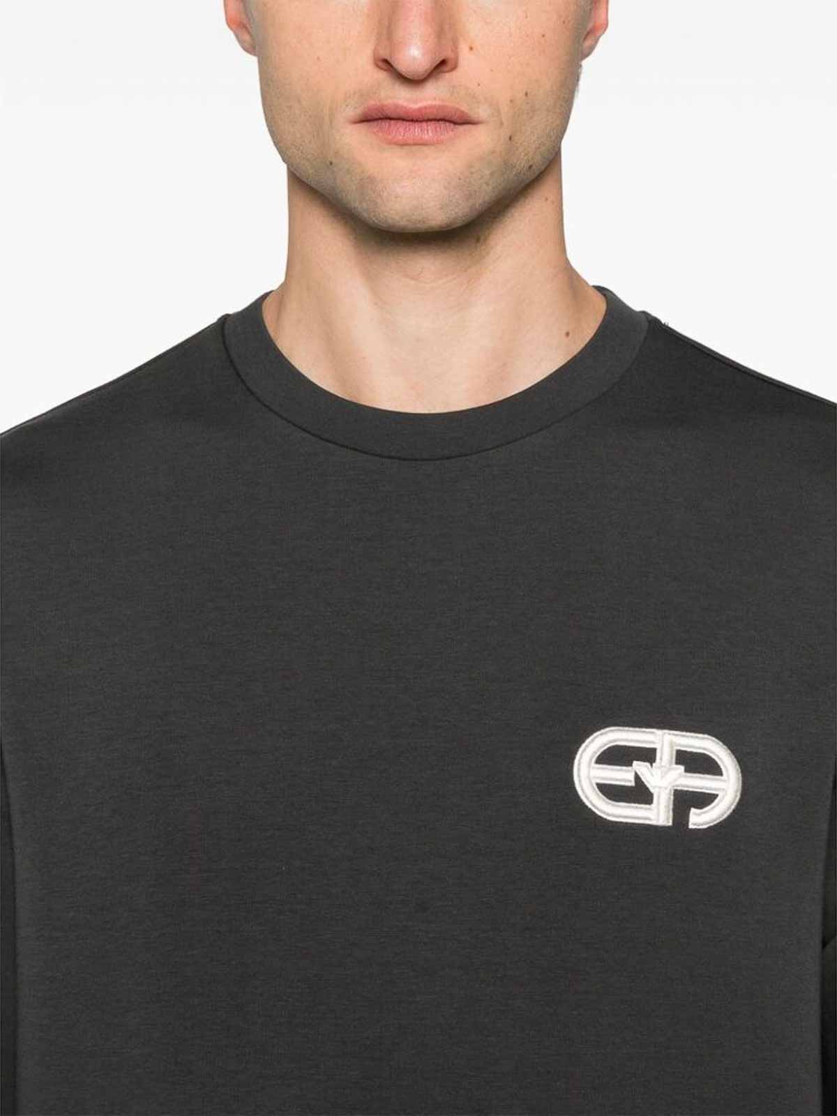 Shop Emporio Armani Sweatshirt In Grey