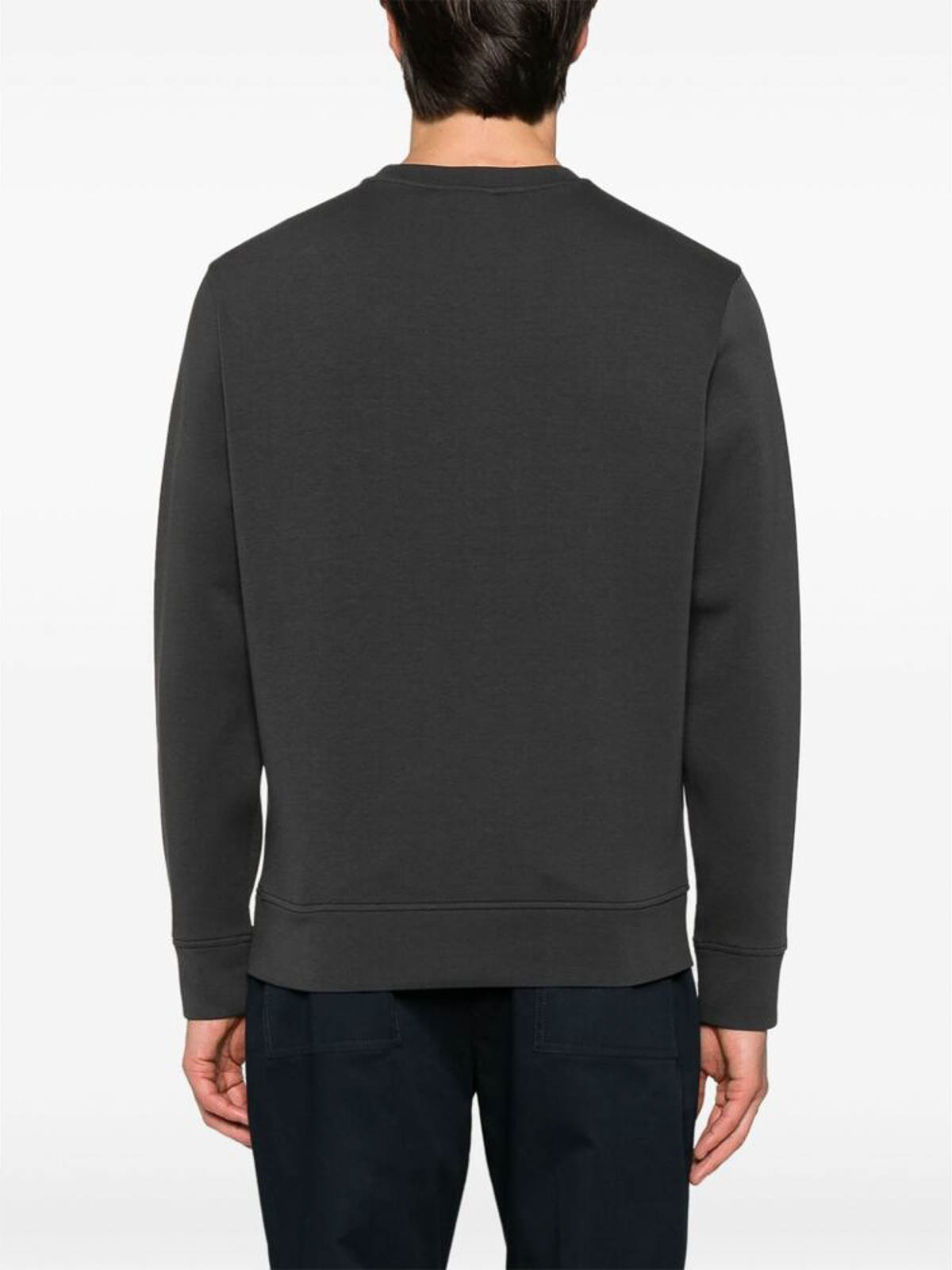 Shop Emporio Armani Sweatshirt In Grey