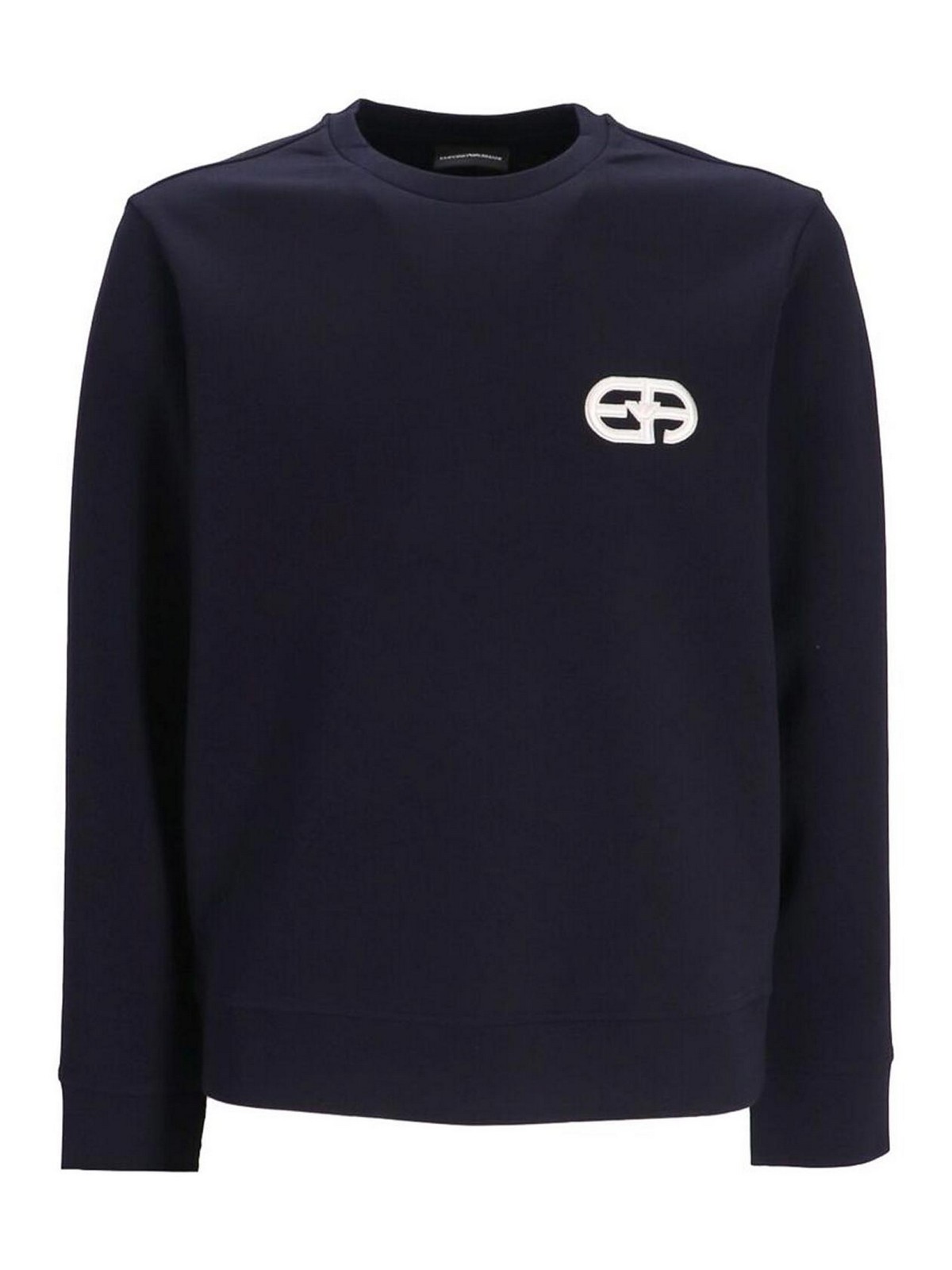 Shop Emporio Armani Sweatshirt In Blue