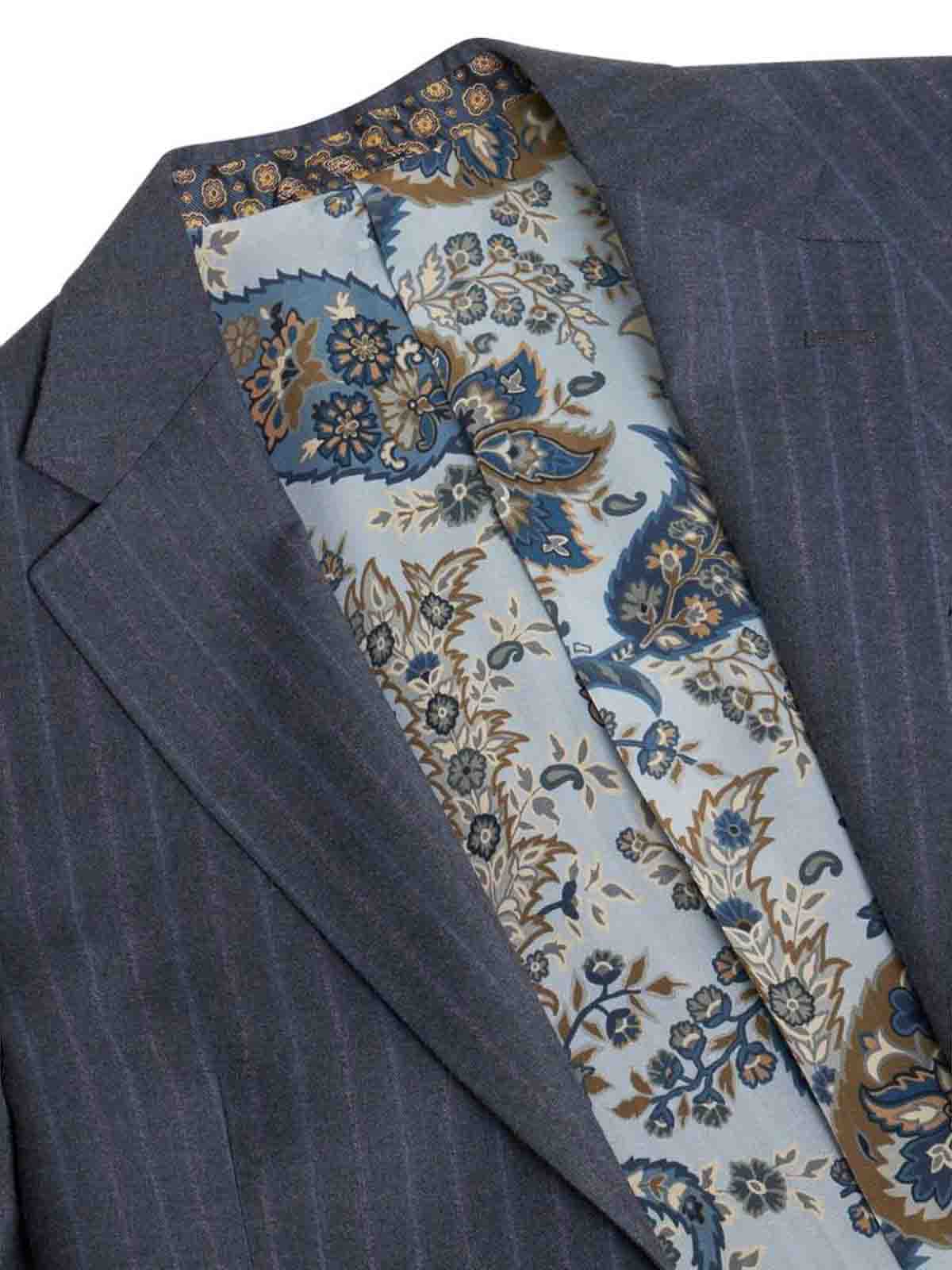 Shop Etro Suit In Blue