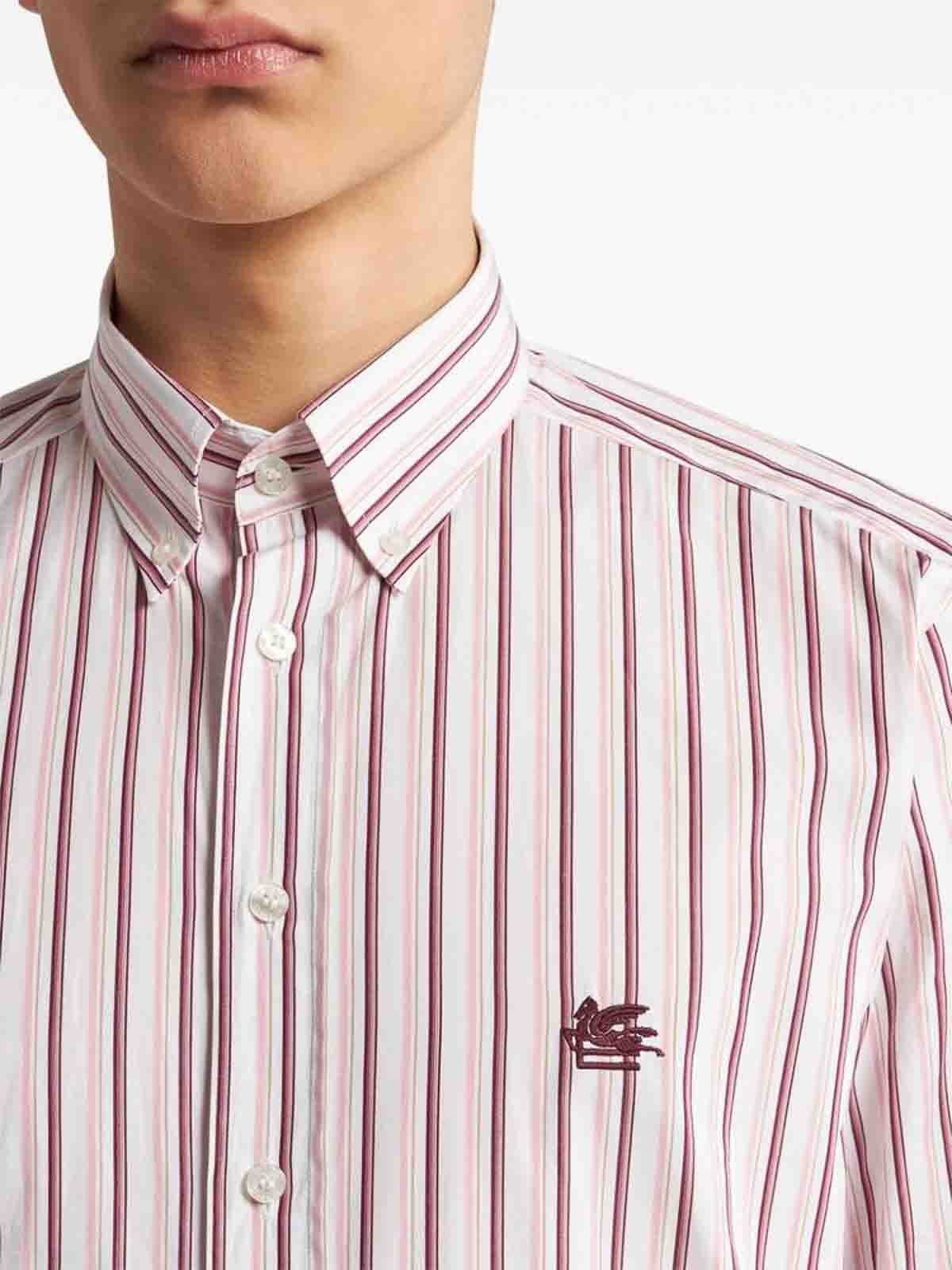 Shop Etro Shirt In Red