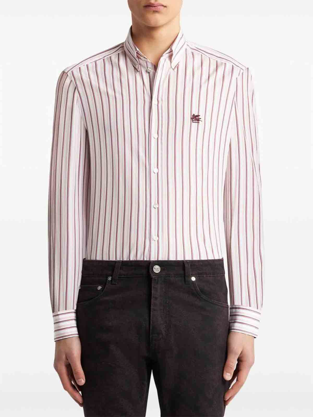 Shop Etro Shirt In Red