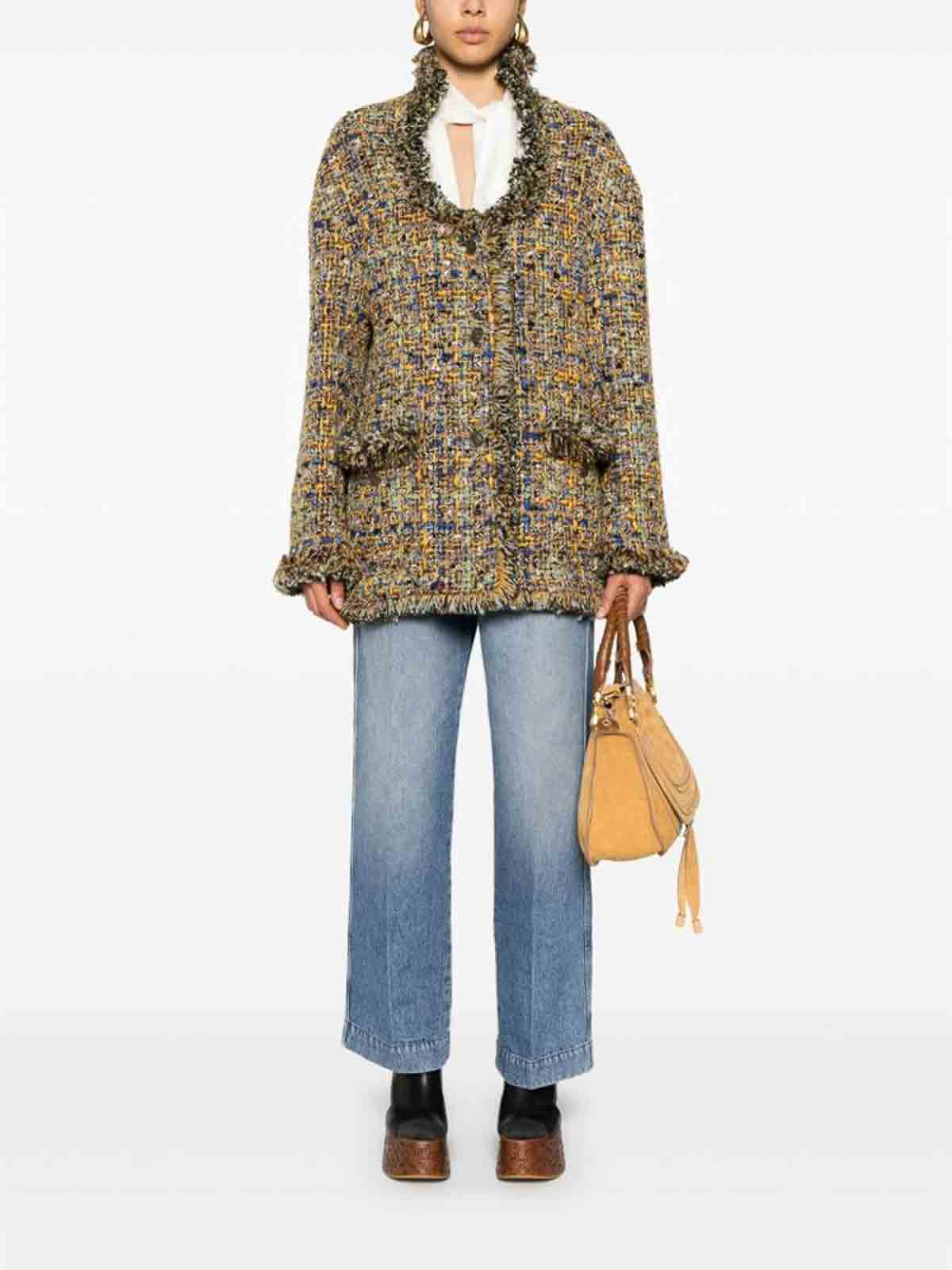 Shop Etro Jacket In Multicolour