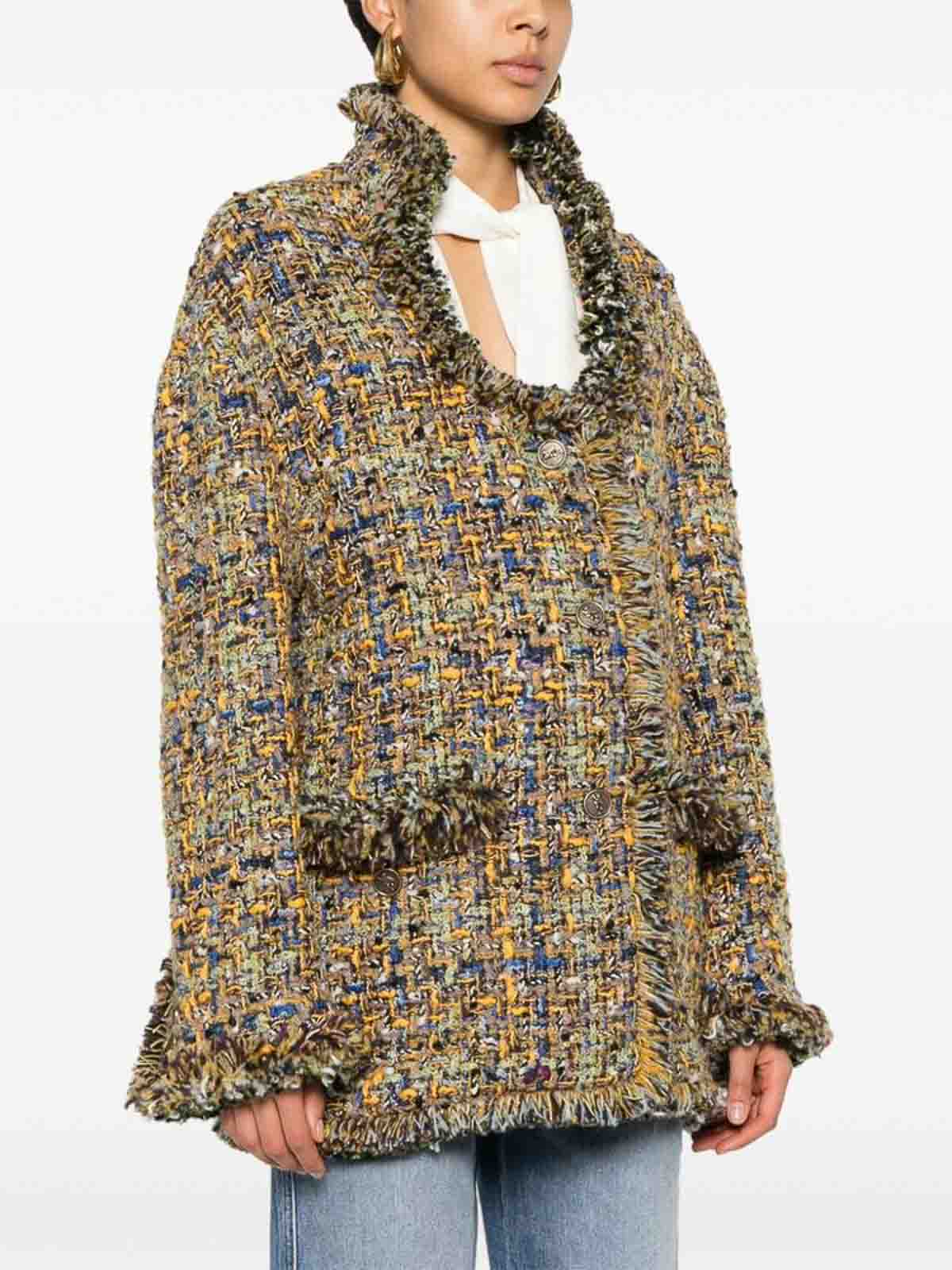 Shop Etro Jacket In Multicolour