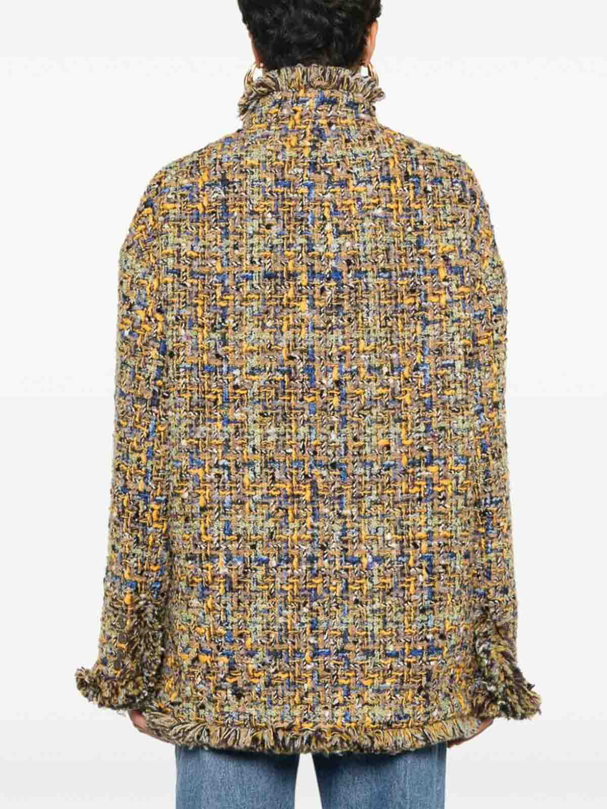 Shop Etro Jacket In Multicolour