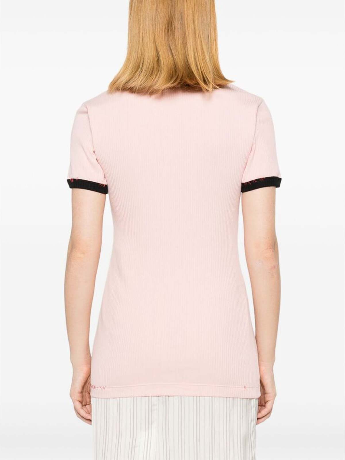 Shop Marni T-shirt In Nude & Neutrals