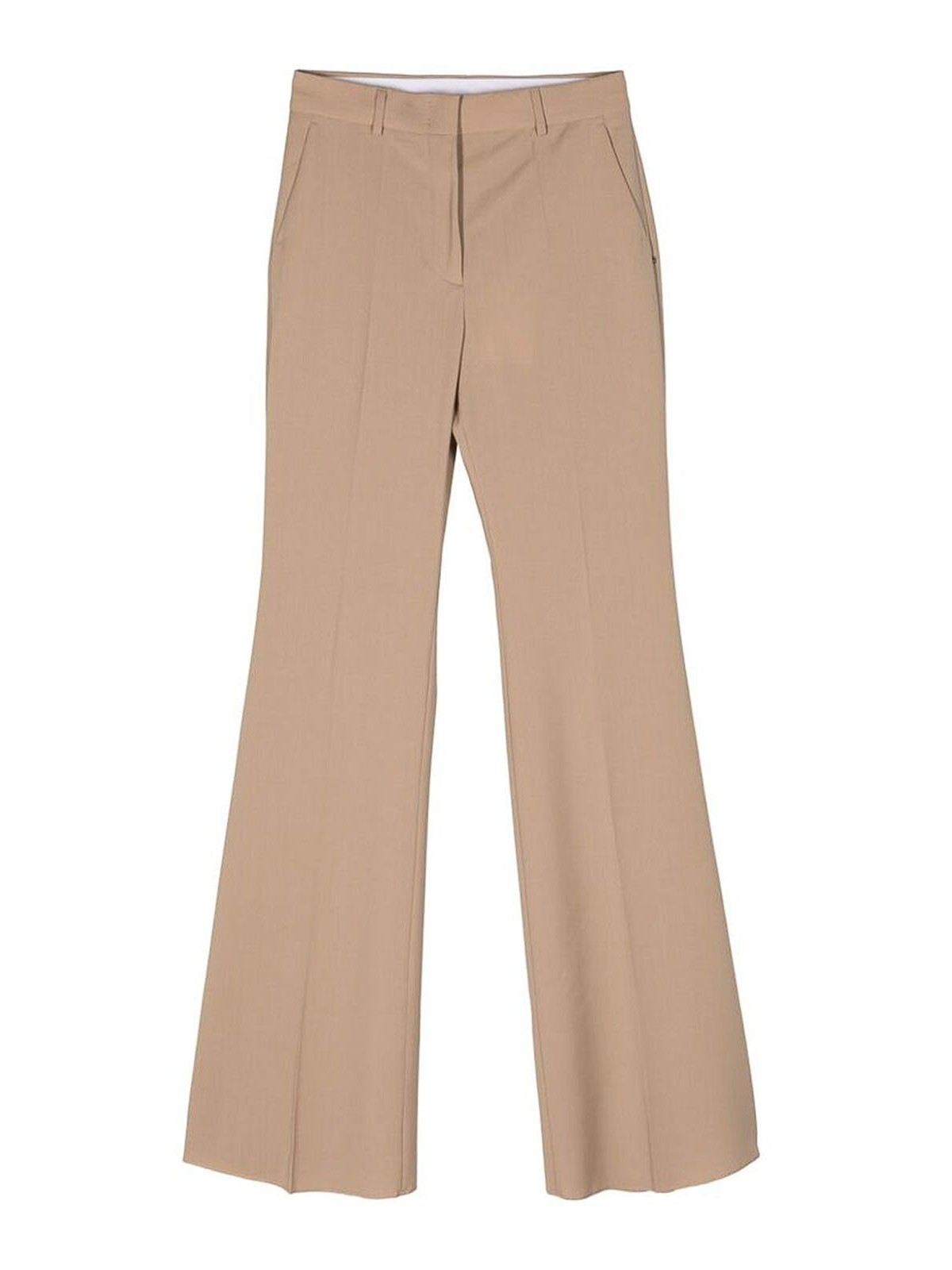 Shop Max Mara Pants In Beige