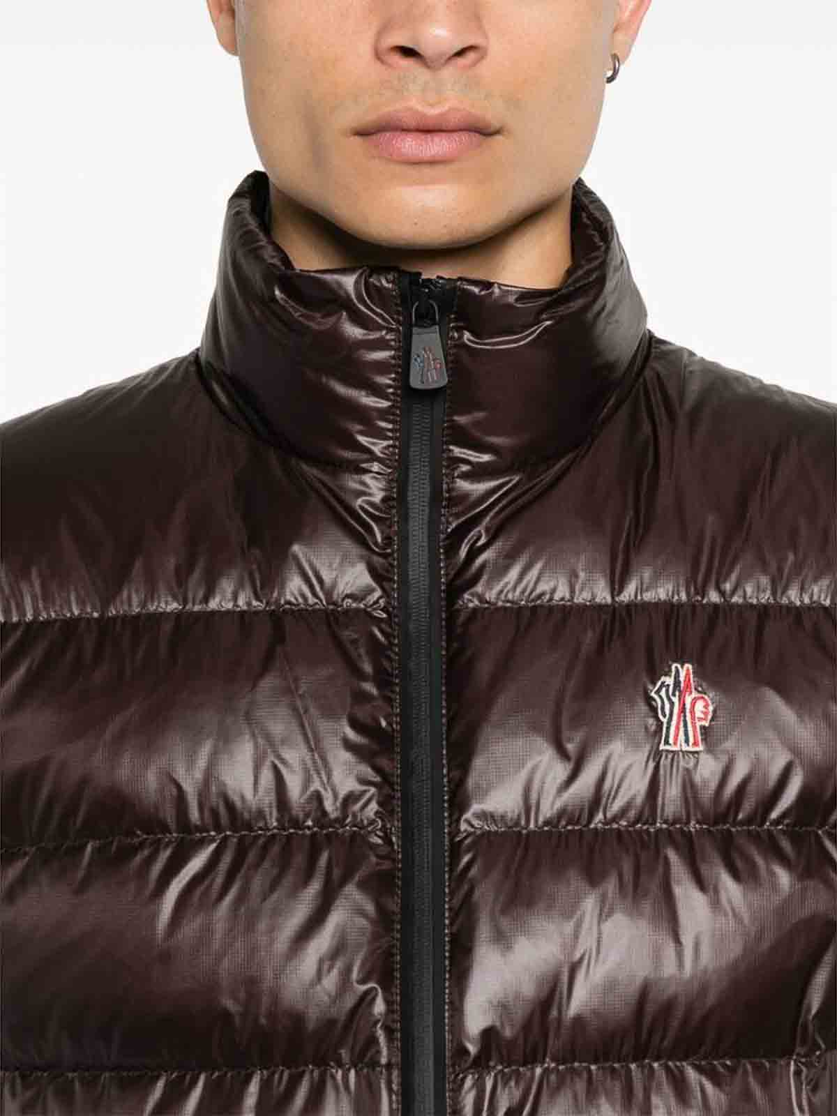 Shop Moncler Jacket In Purple