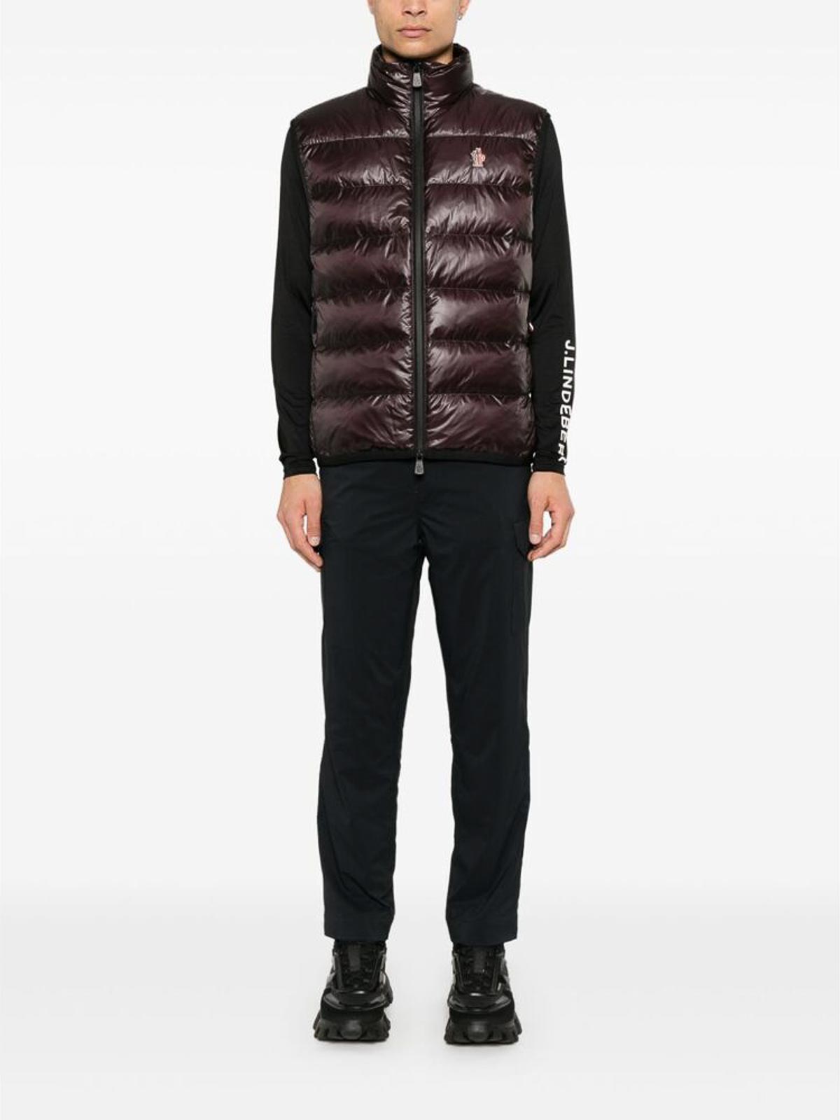 Shop Moncler Jacket In Purple