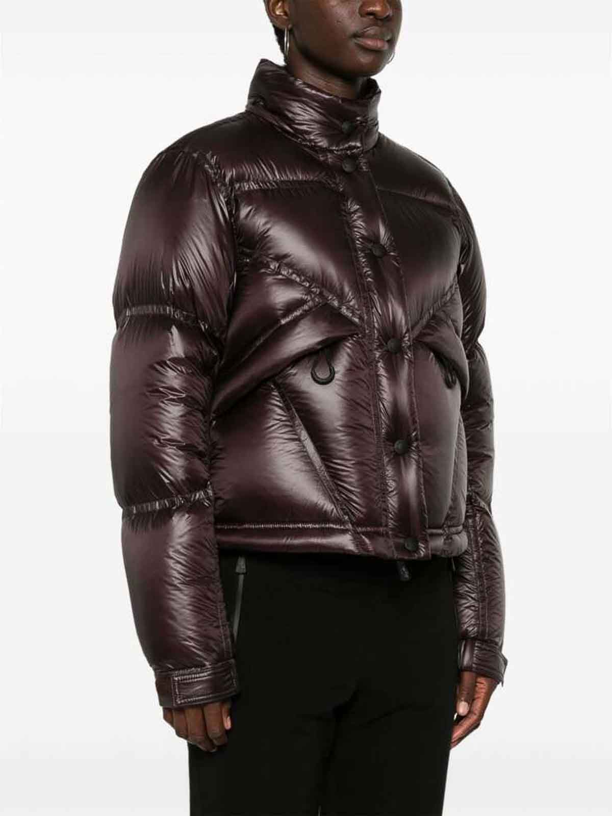 Shop Moncler Abrigo Alcochado - Marrón In Brown