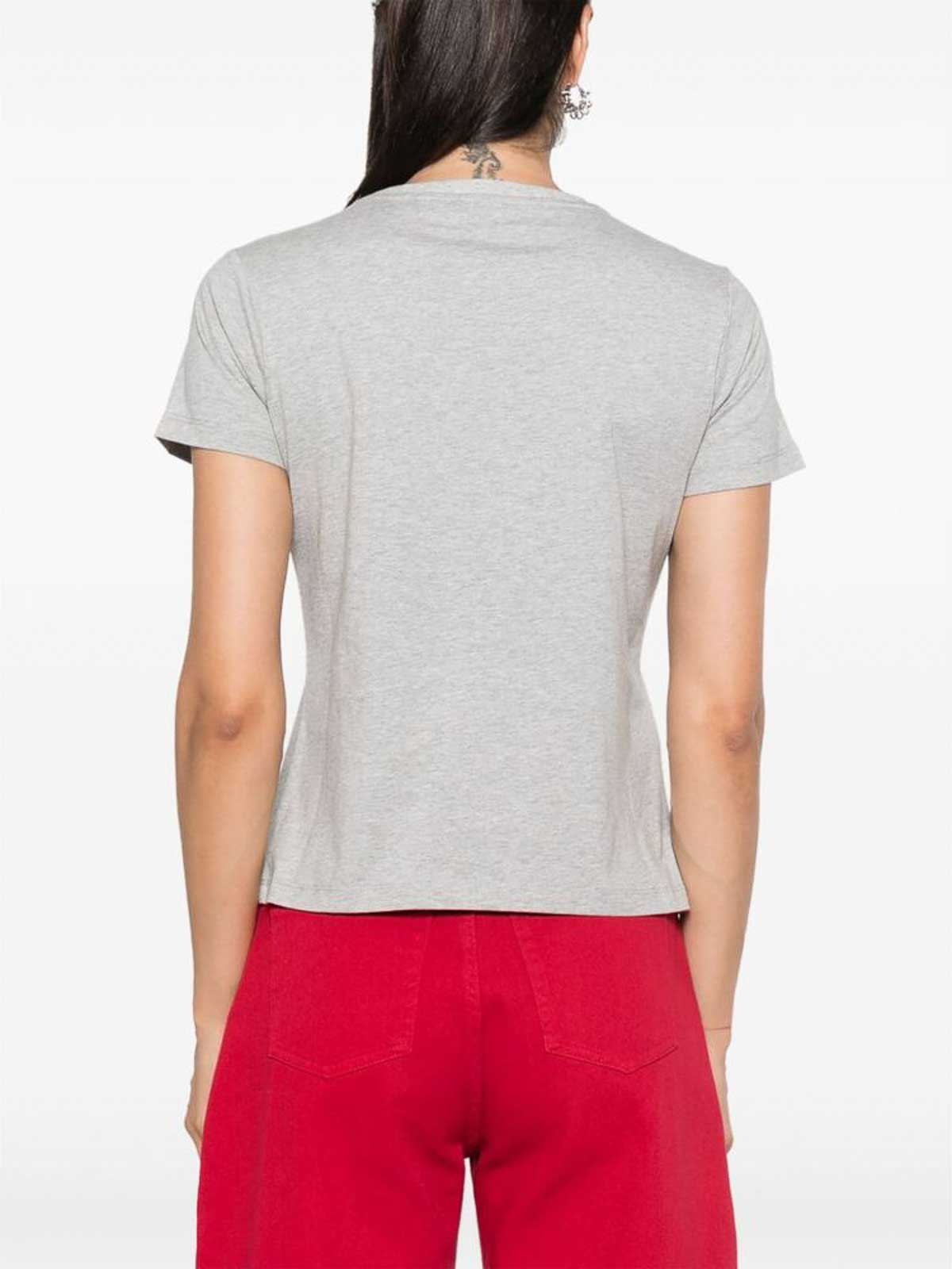 Shop Pinko T-shirt In Grey