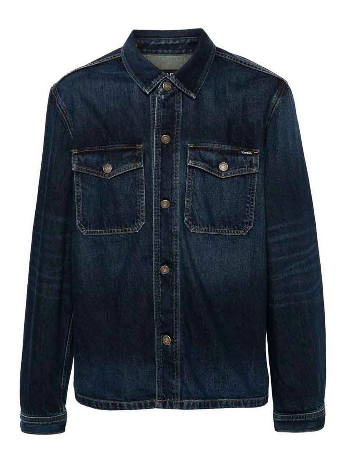 Shop Tom Ford Jacket In Blue