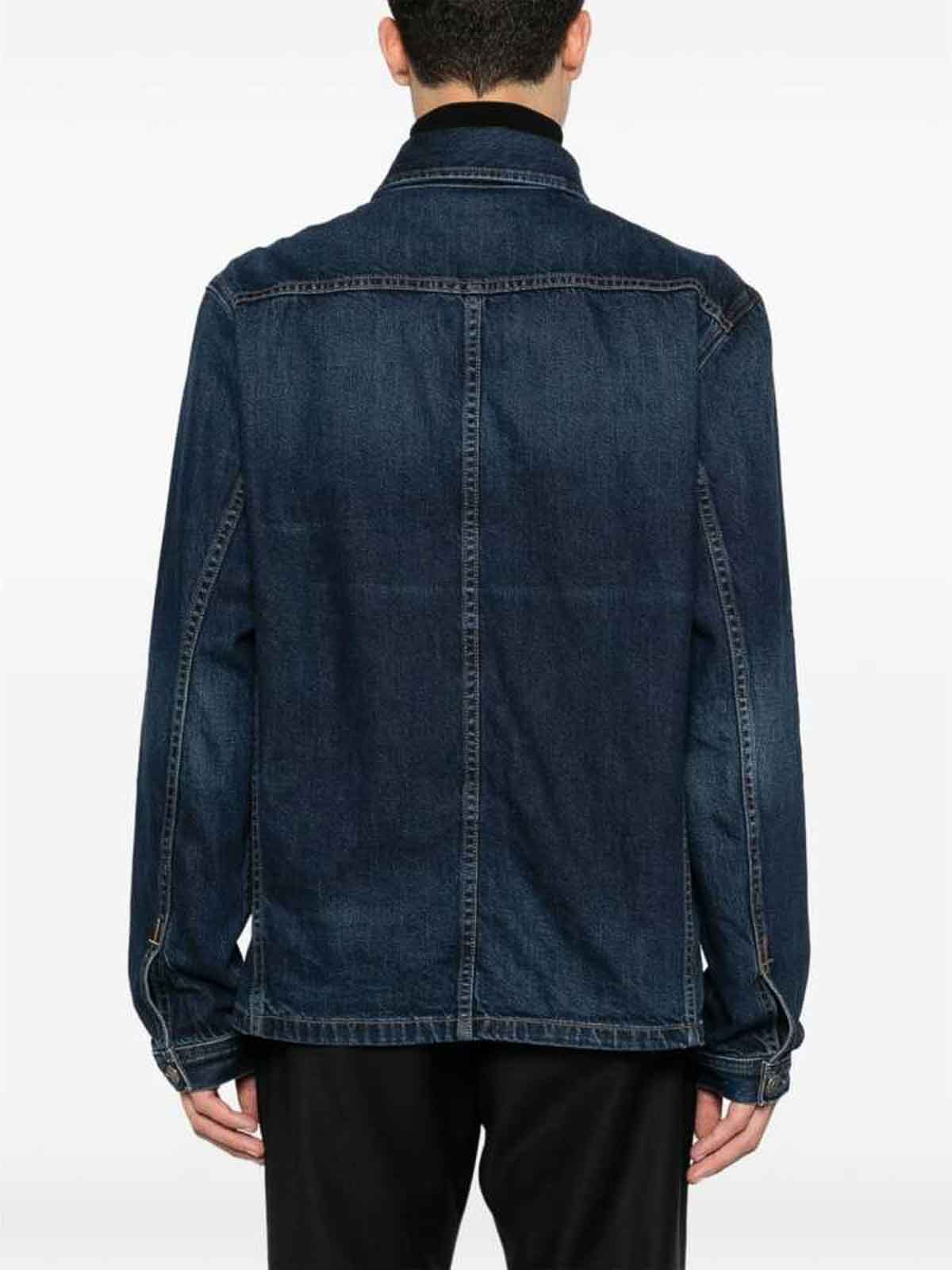 Shop Tom Ford Jacket In Blue