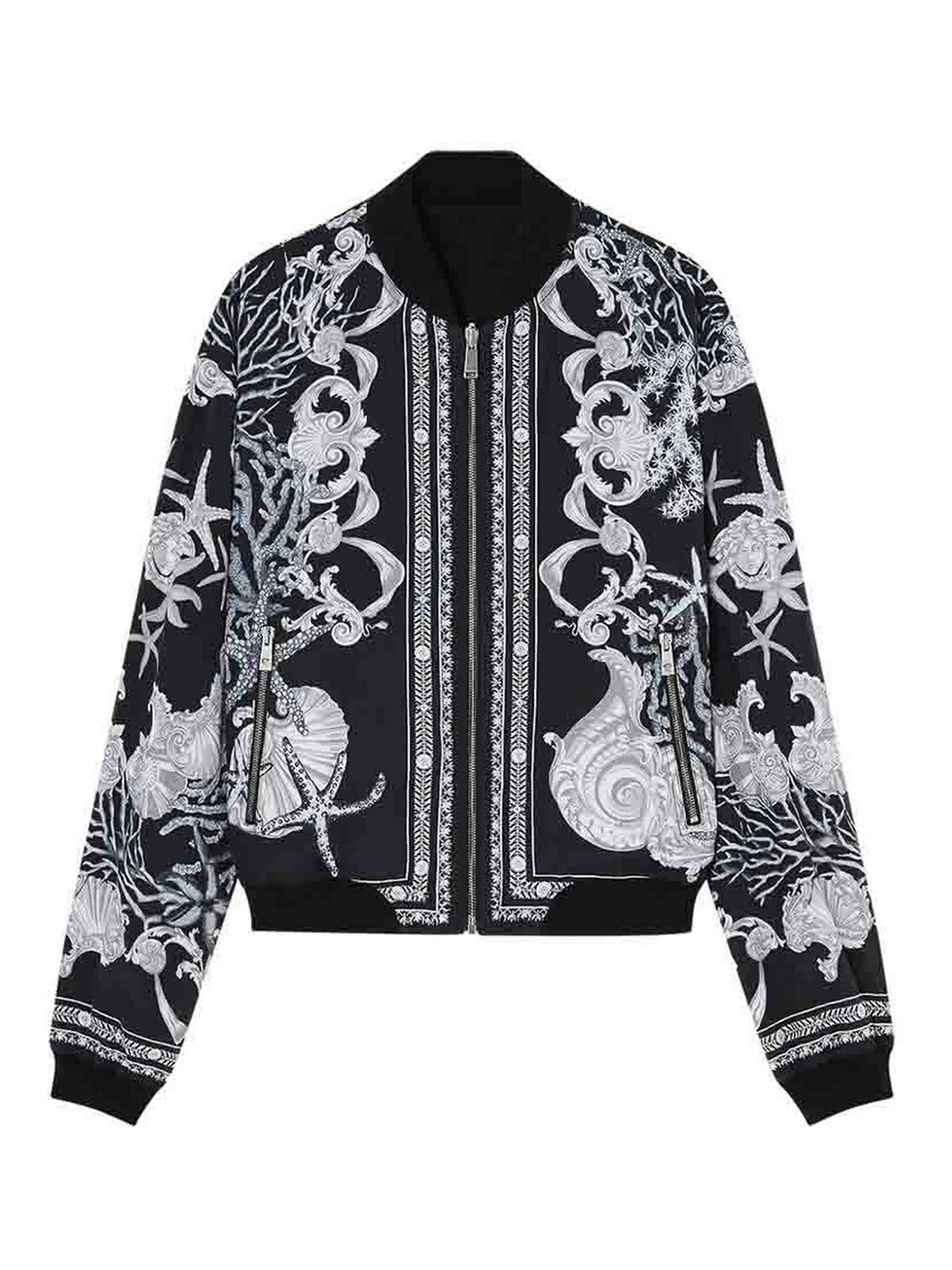 Shop Versace Jacket In Black