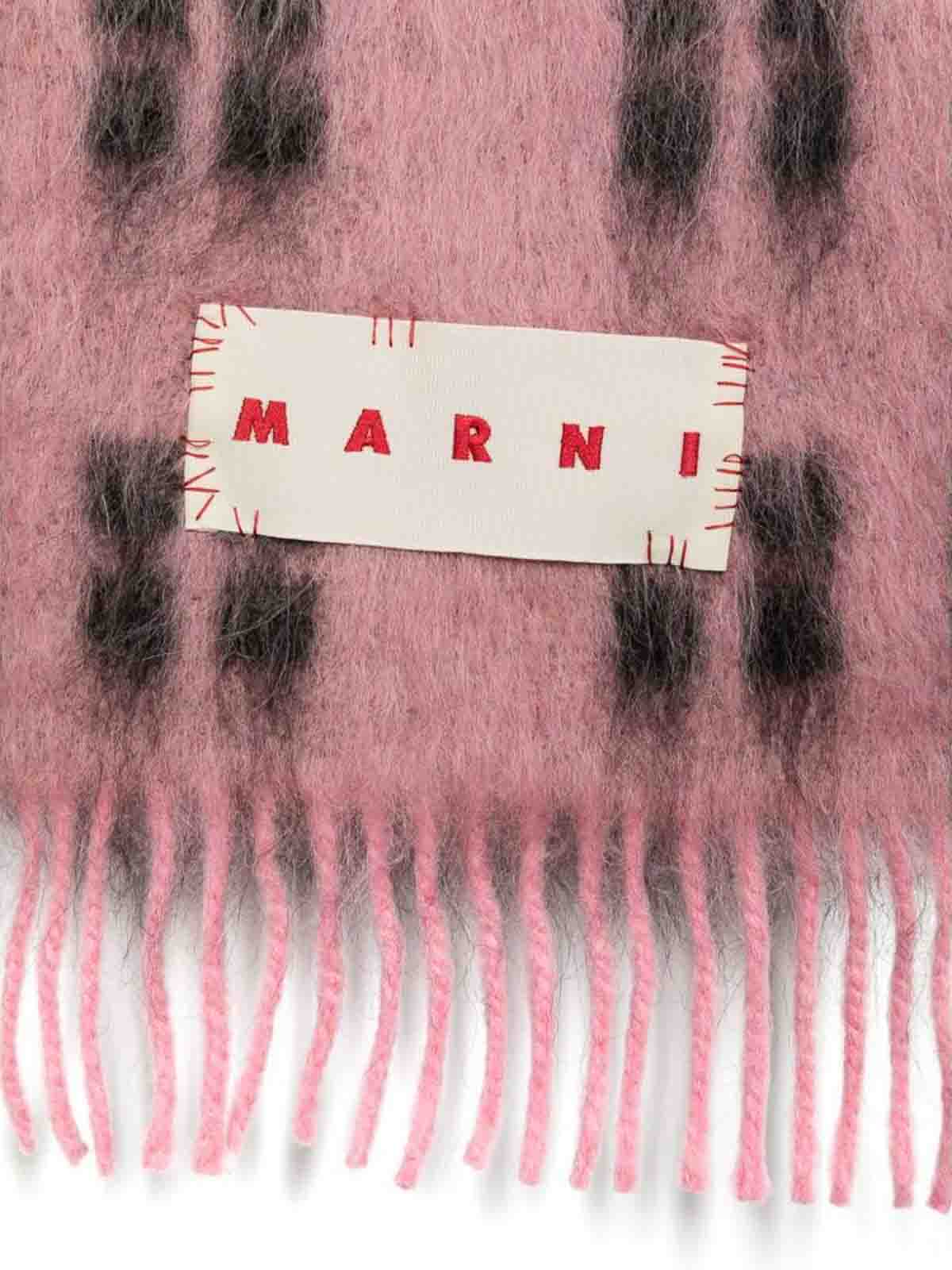 Shop Marni Scarf In Pink