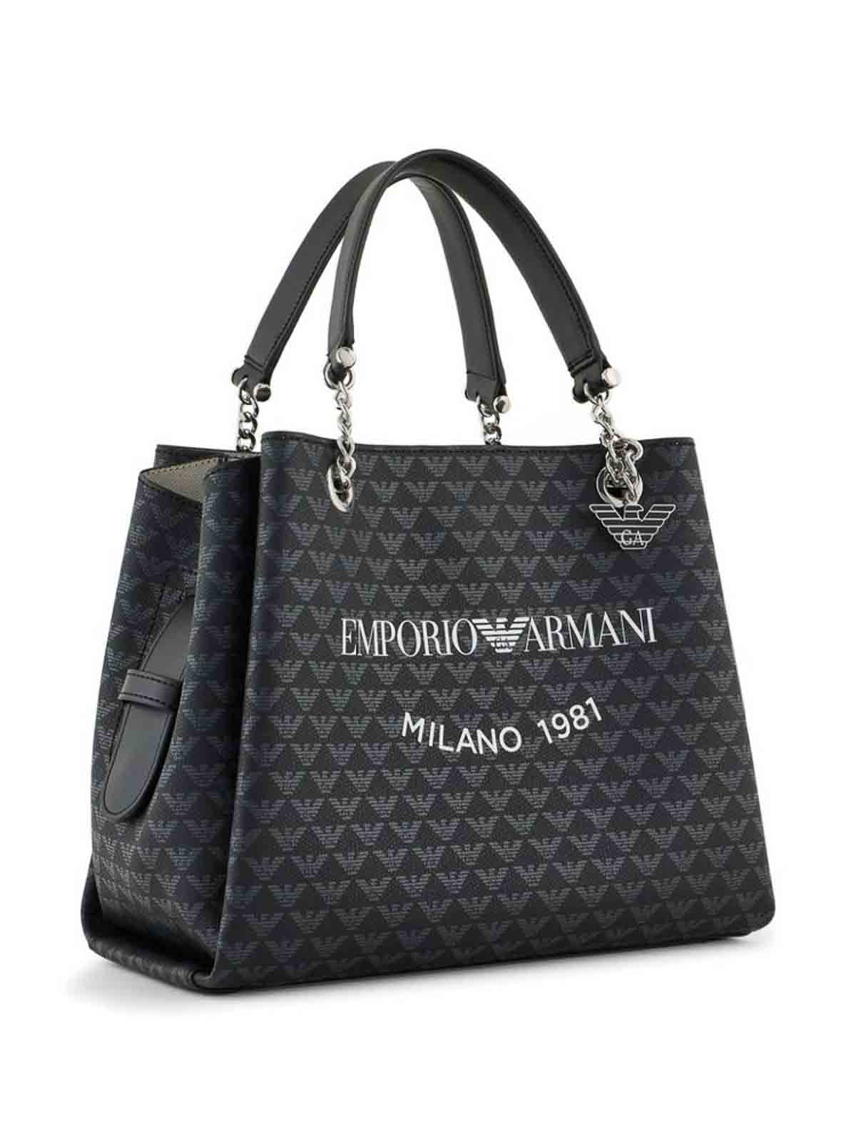 Shop Emporio Armani Bag In Black