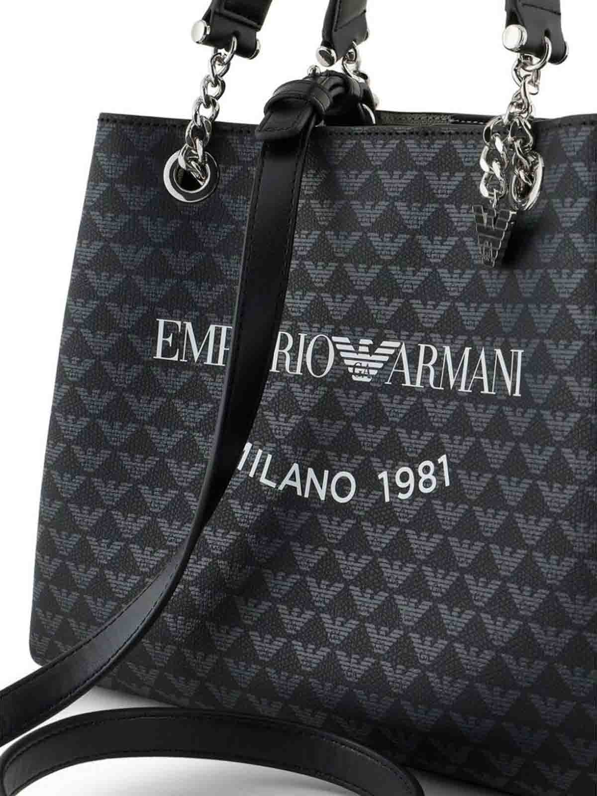 Shop Emporio Armani Bag In Black