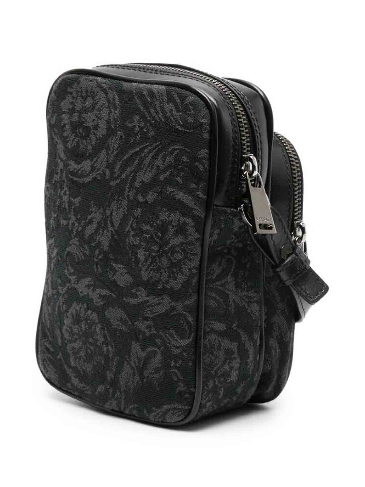 Shop Versace Bum Bag In Black