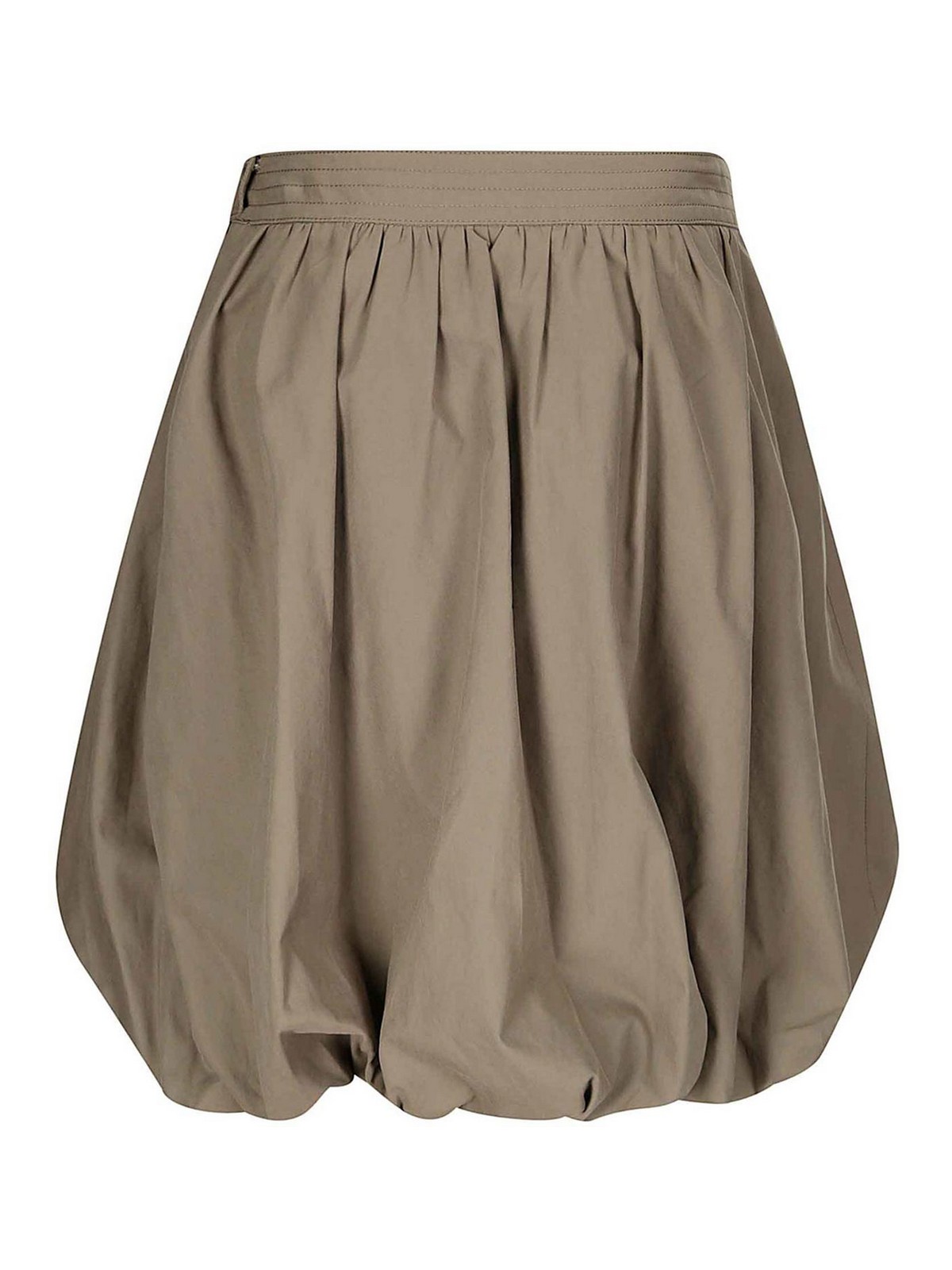 [LOW CLASSIC] / ☆ 24FW BUBBLE MIDI SKIRT / KHAKIBHG Low Classic Bubble Midi Skirt - Light Brown | LCPF24SK019820481