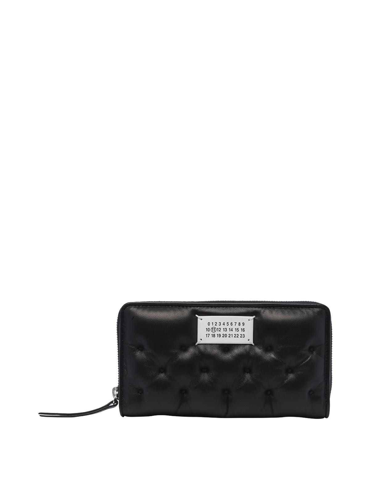 Maison Margiela Leather Wallet In Black