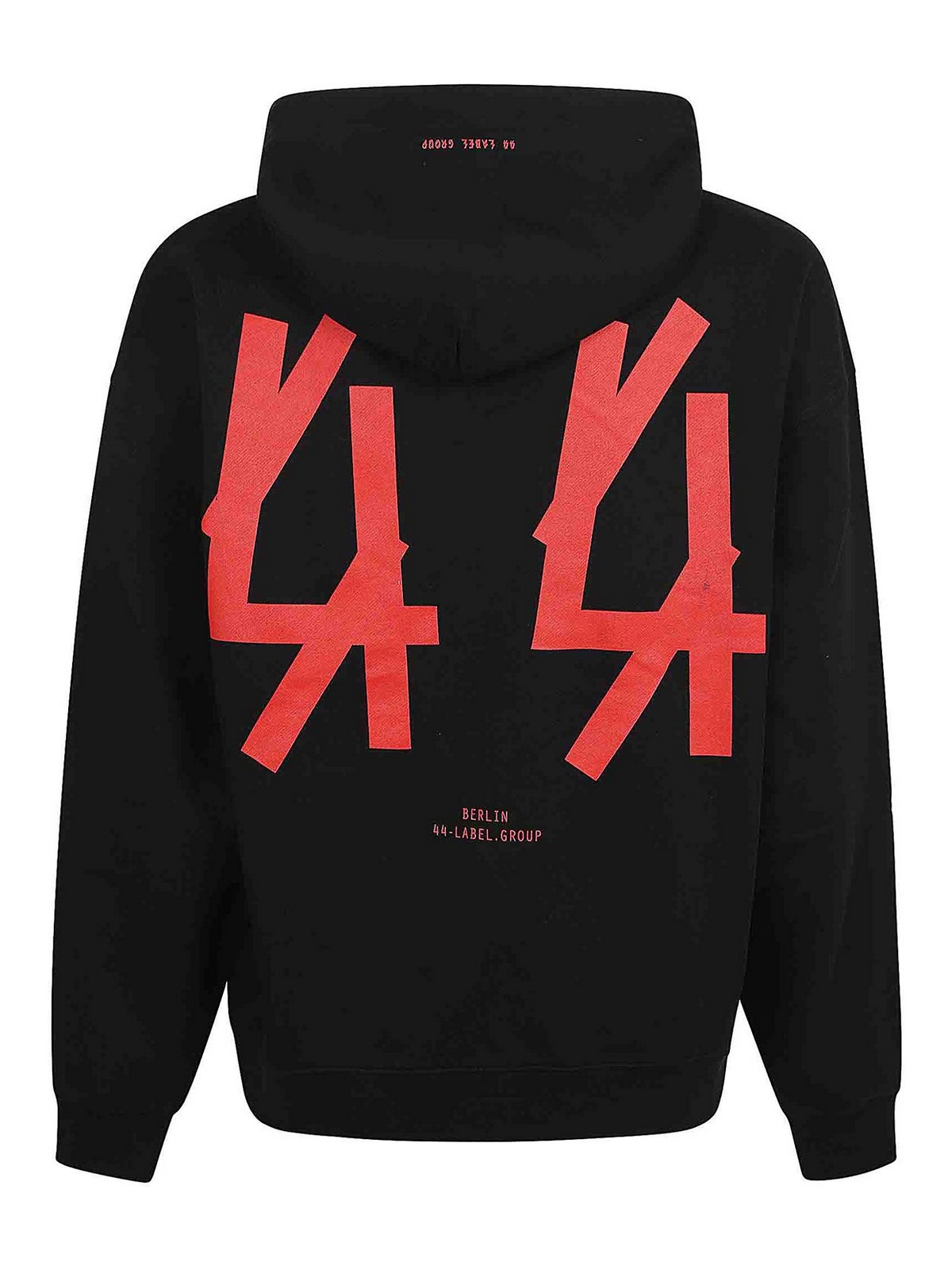 Shop 44 Label Group Hoodie Coulisse In Black