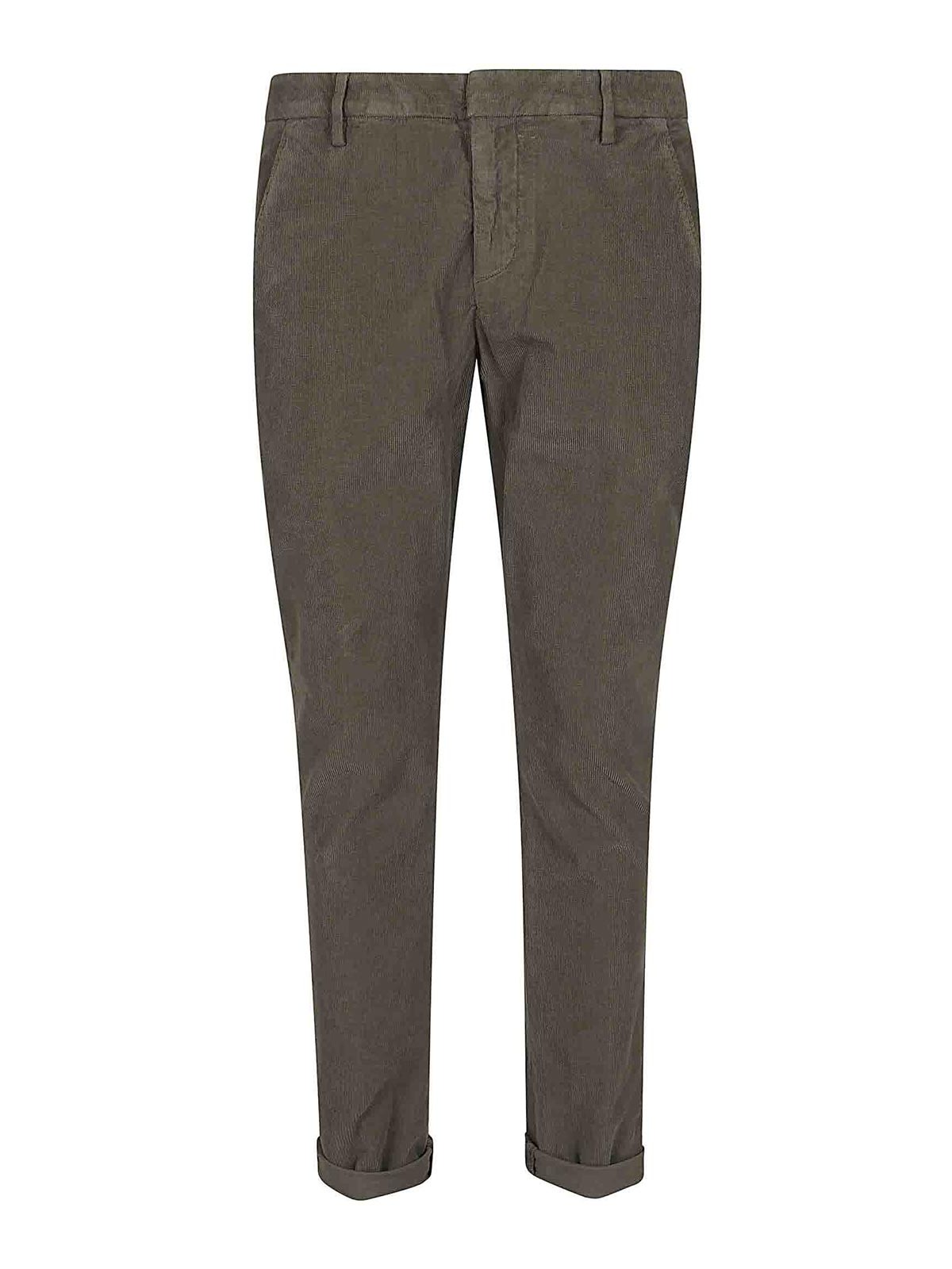 Shop Dondup Pantalone Gaubert In Grey