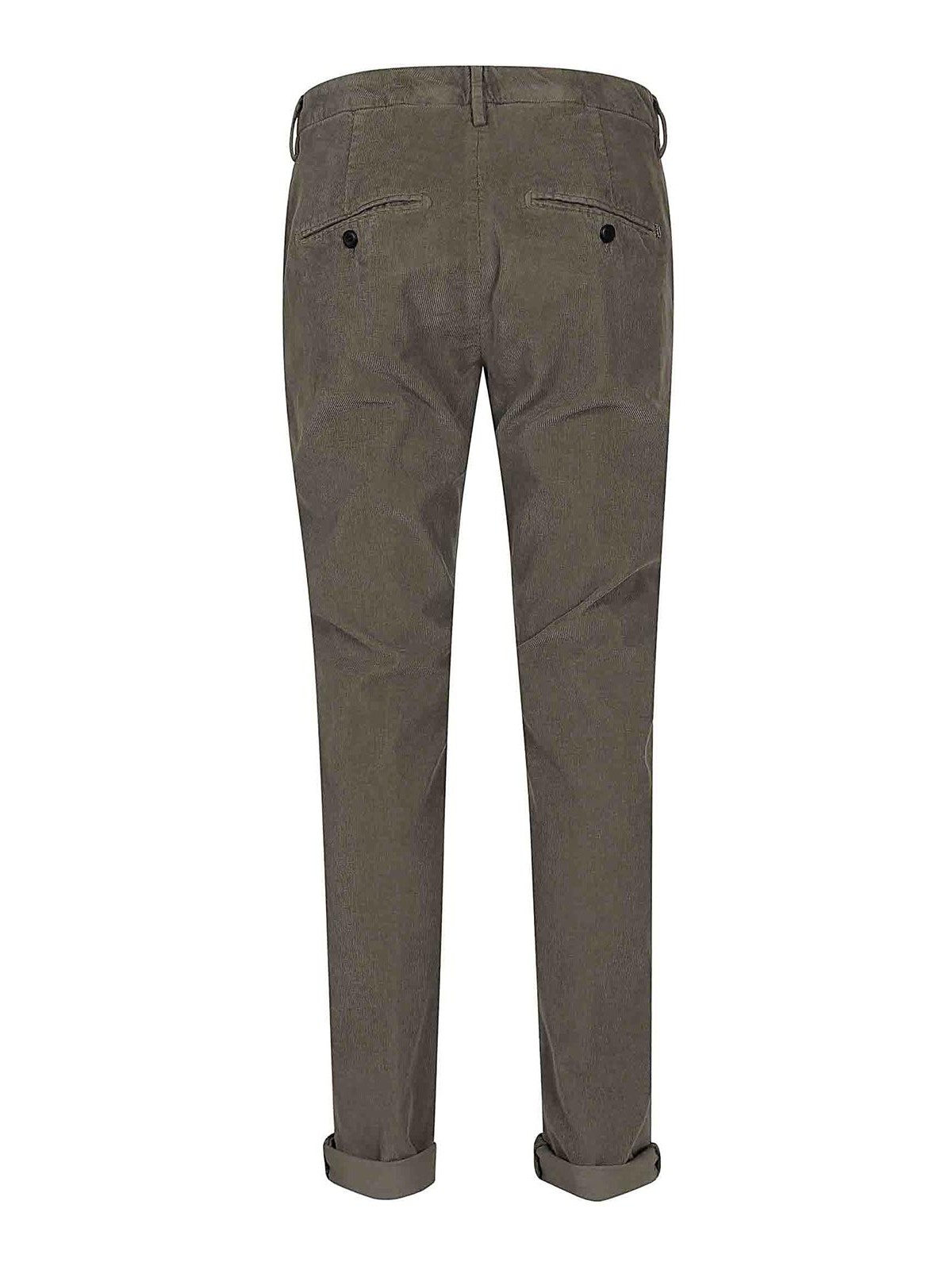 Shop Dondup Pantalone Gaubert In Grey