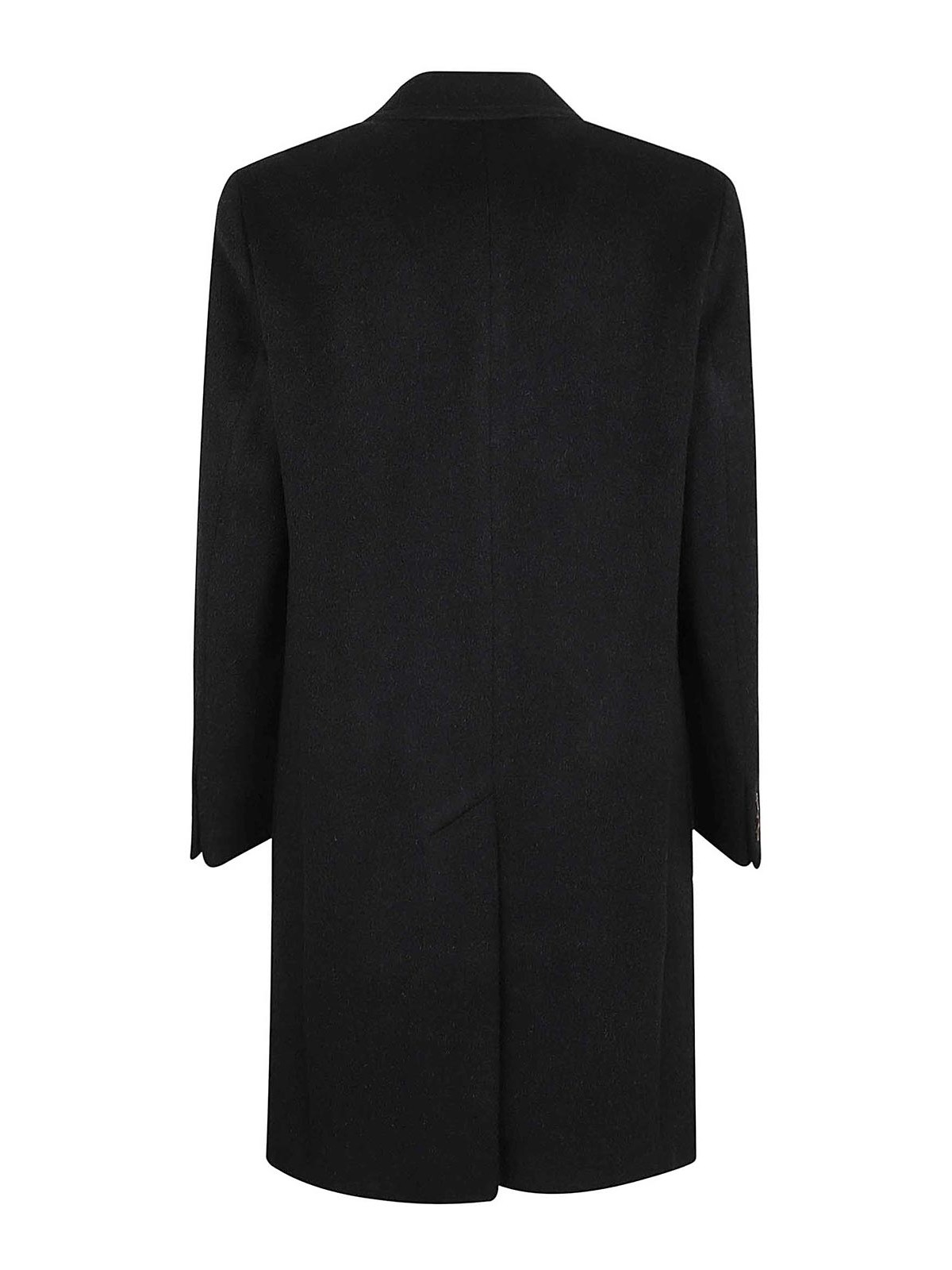 Shop Emporio Armani Blended Wool Coat In White