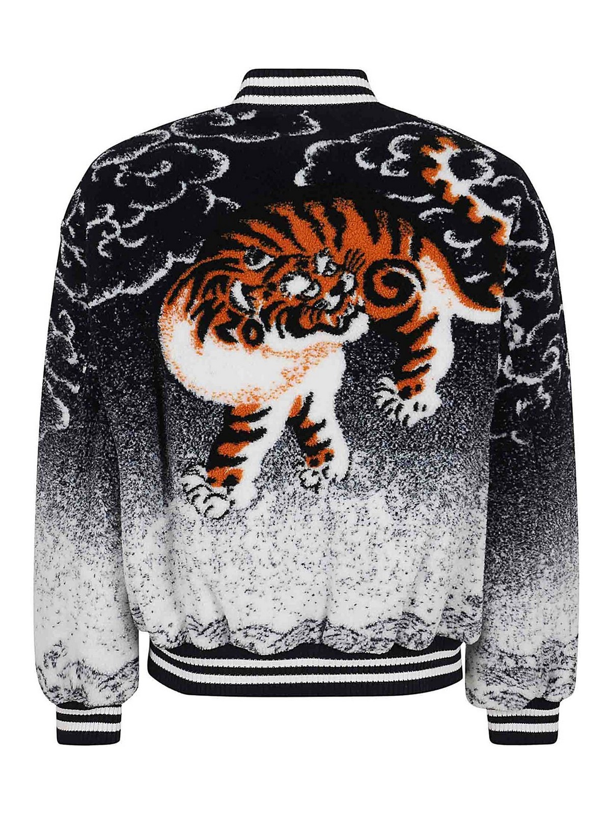 Shop Kenzo Cloud Tiger Bomber In Multicolour