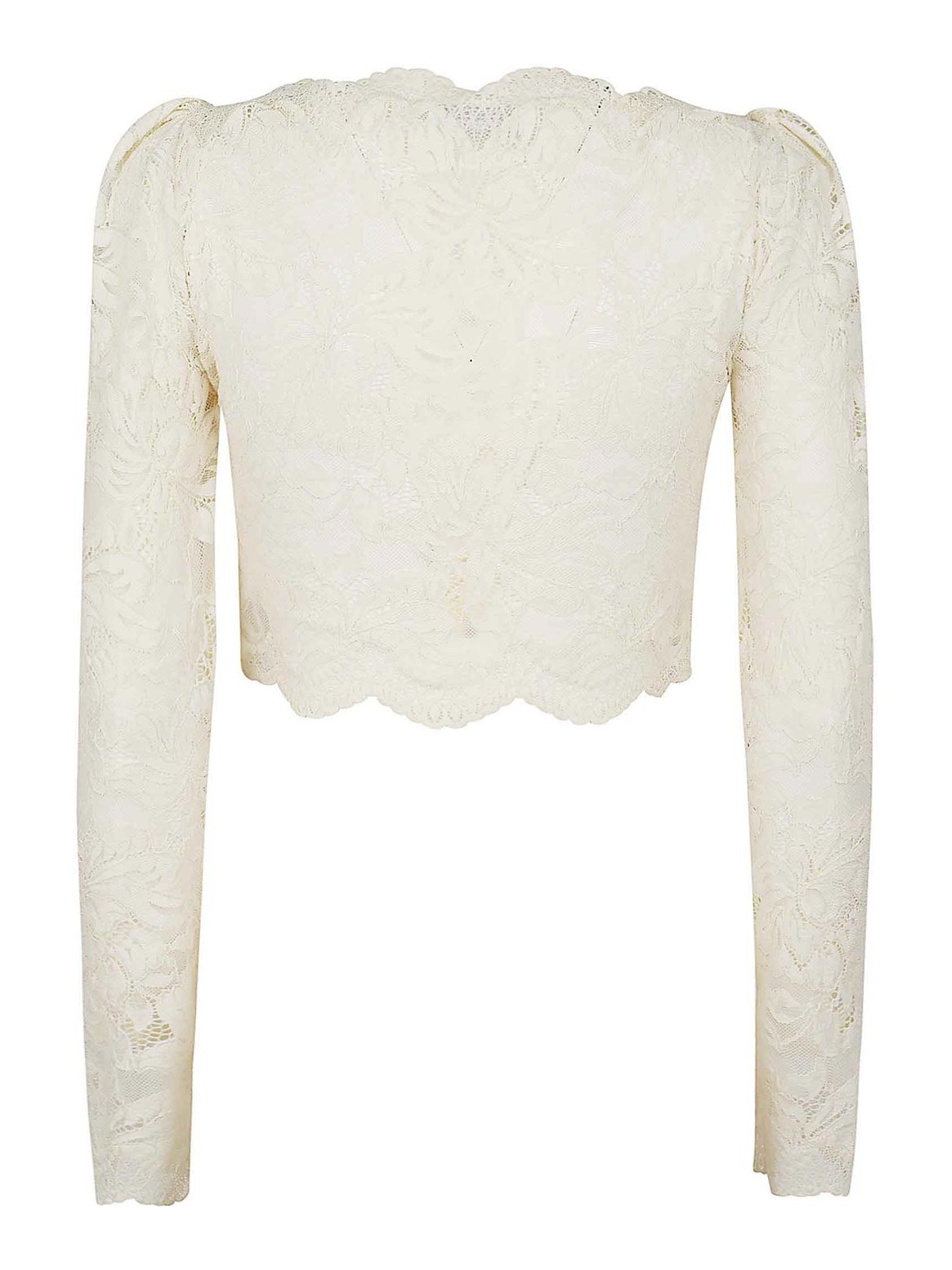 Shop Rabanne Long Top In White