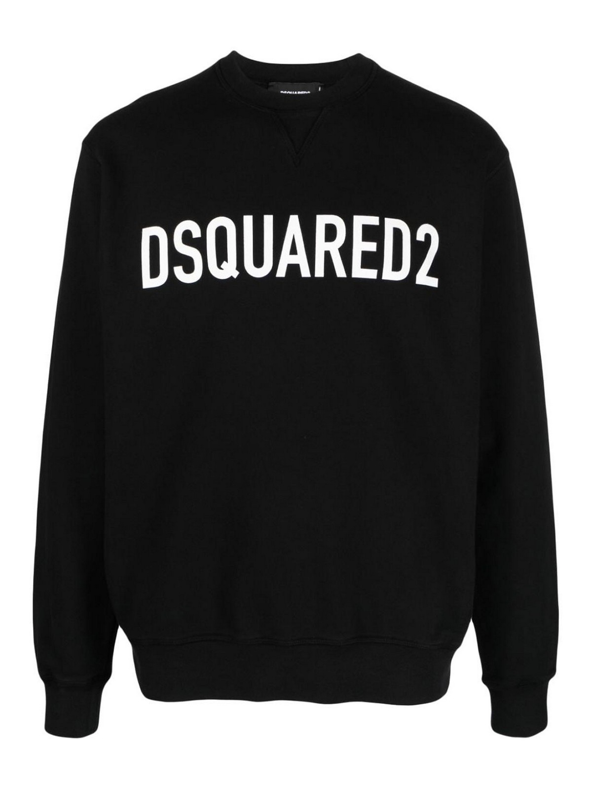 Shop Dsquared2 Logo Cotton Sweatshirt In Negro