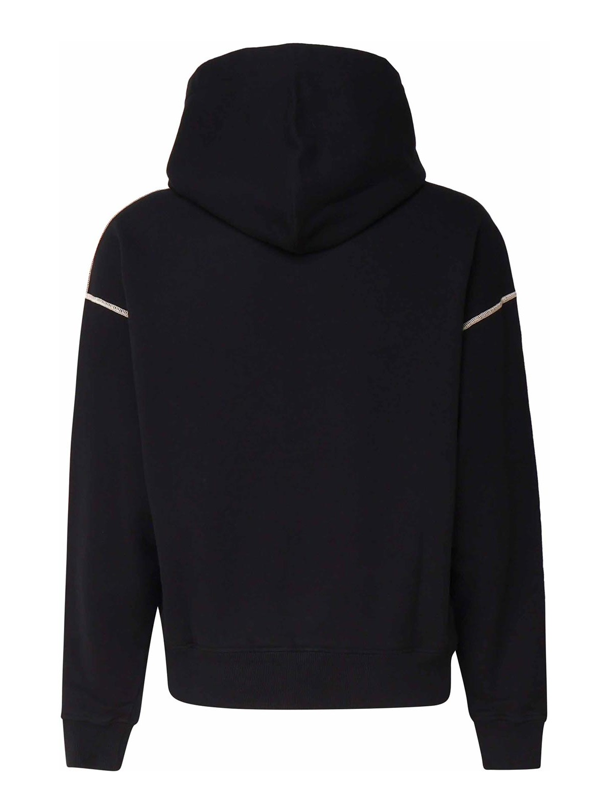 Shop Dolce & Gabbana College Sweatshirt In Cotton In Negro