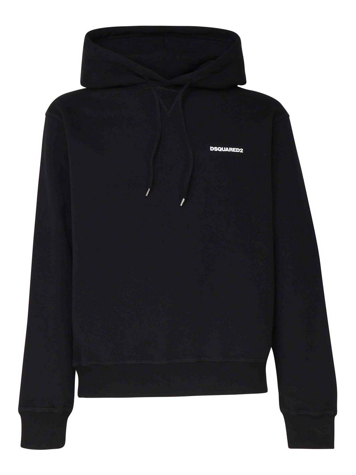 Shop Dsquared2 Cotton Sweatshirt In Negro