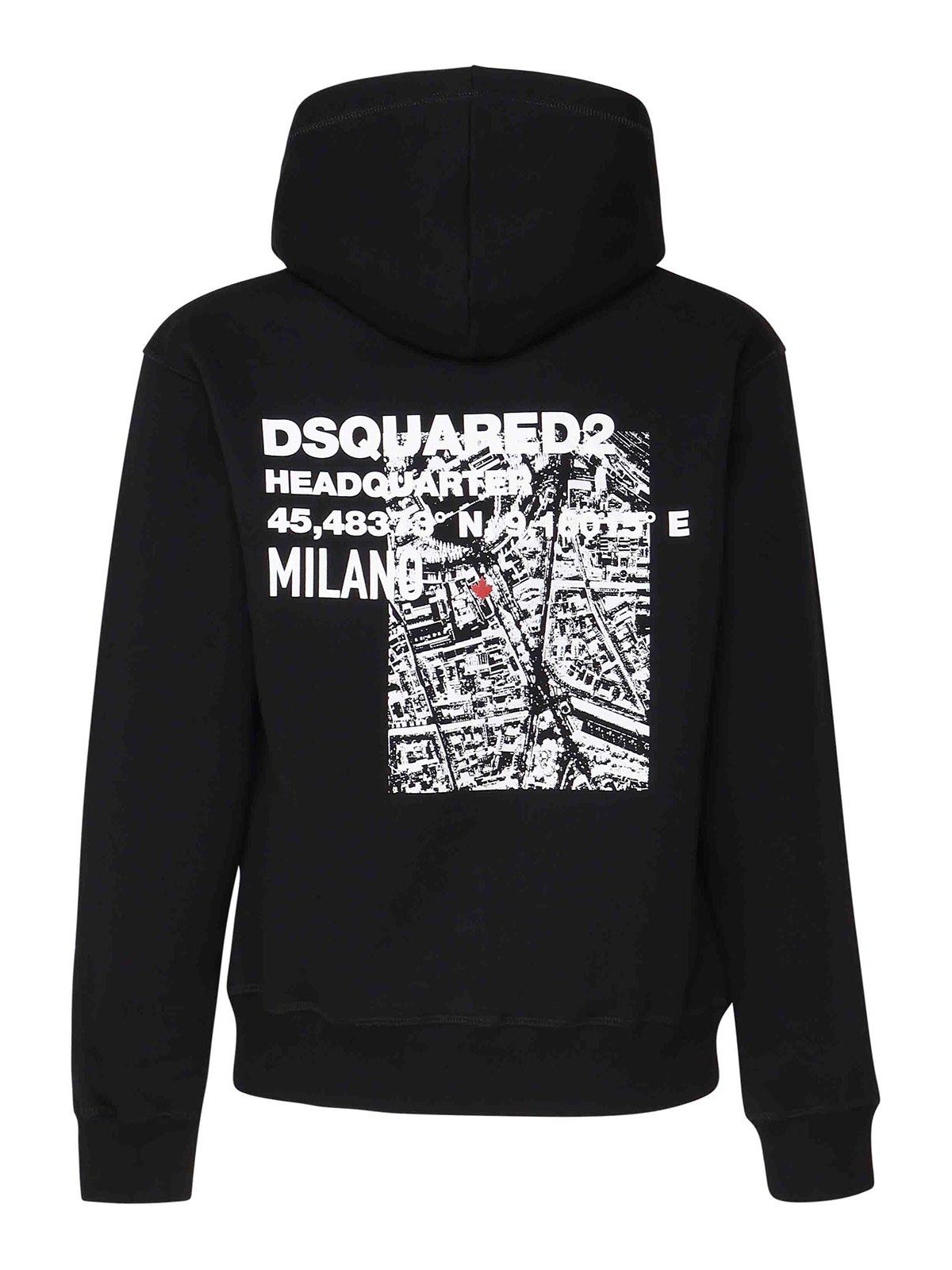 Shop Dsquared2 Cotton Sweatshirt In Negro