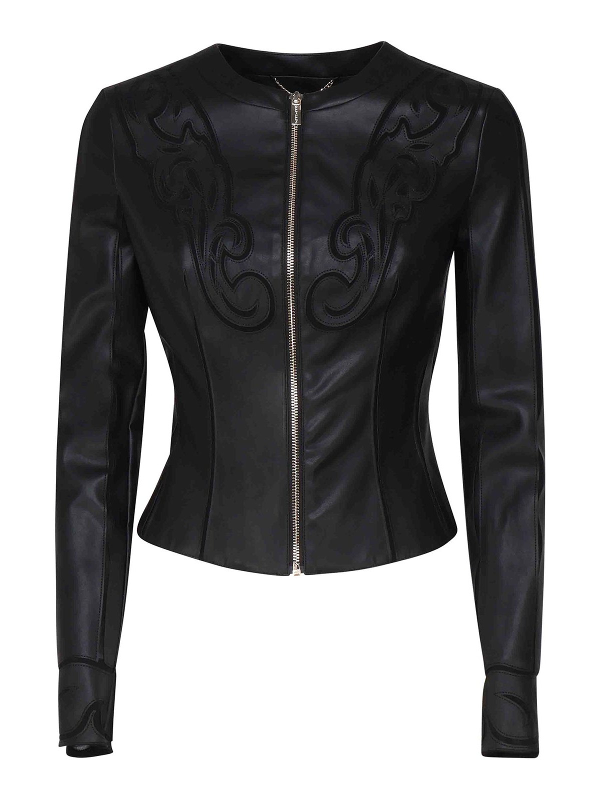 Shop Guess Slim-fit Biker Style Jacket In Negro