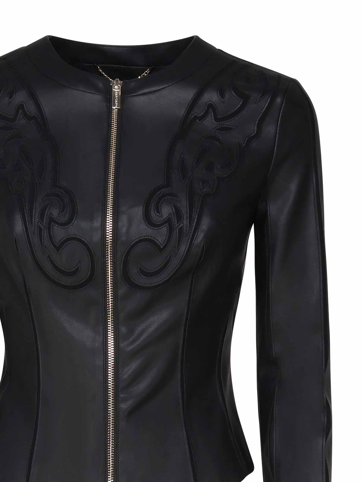 Shop Guess Slim-fit Biker Style Jacket In Negro