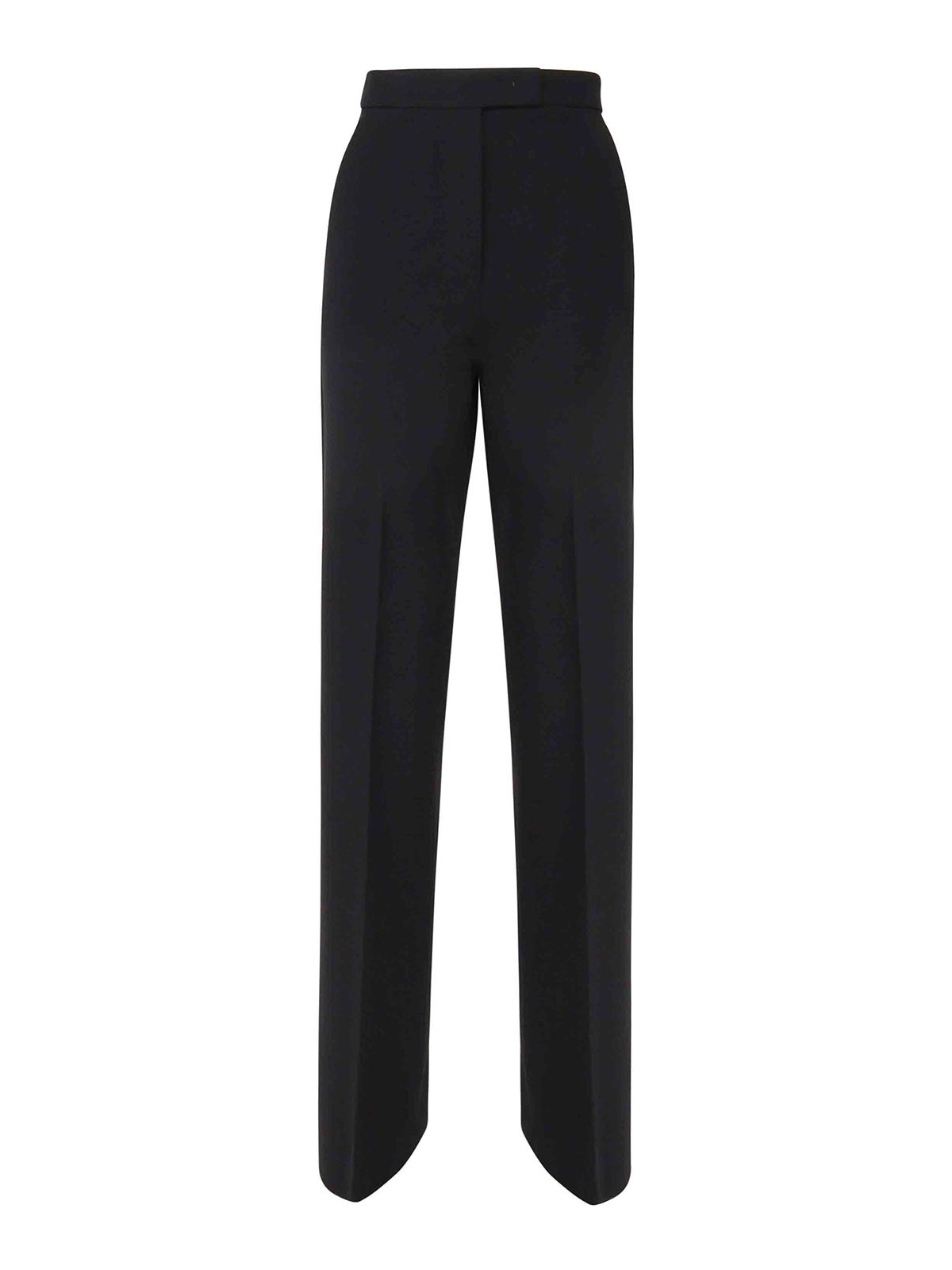 Shop Max Mara Norcia Jersey Pants In Negro