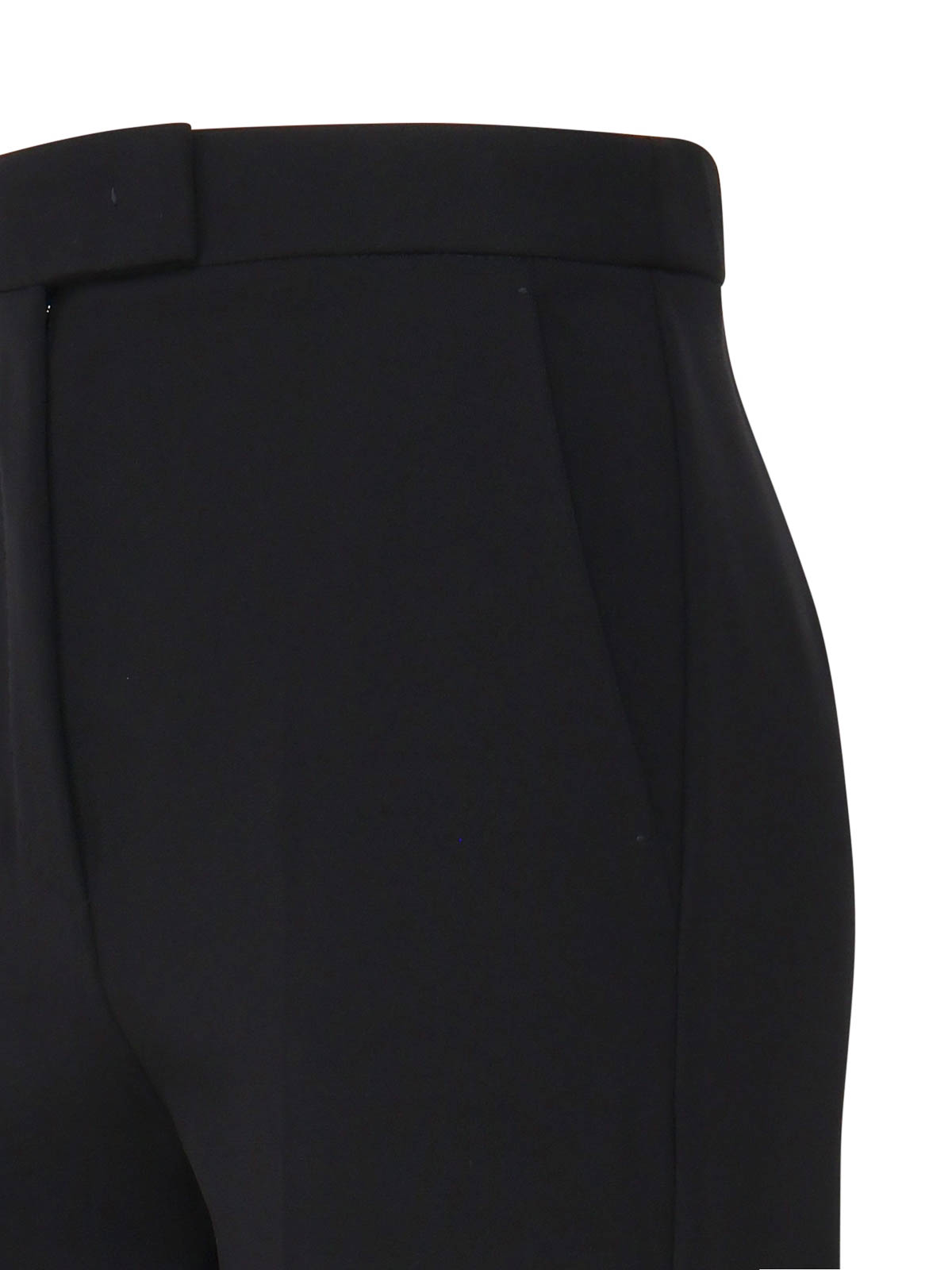 Shop Max Mara Norcia Jersey Pants In Negro