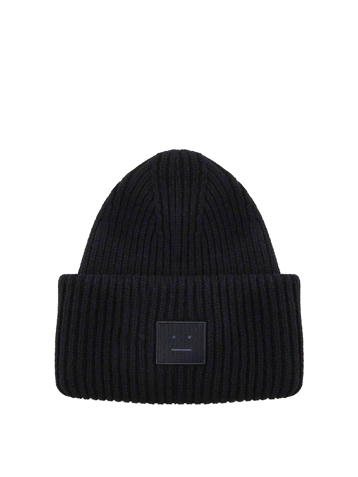 Shop Acne Studios Beanie In Wool In Negro