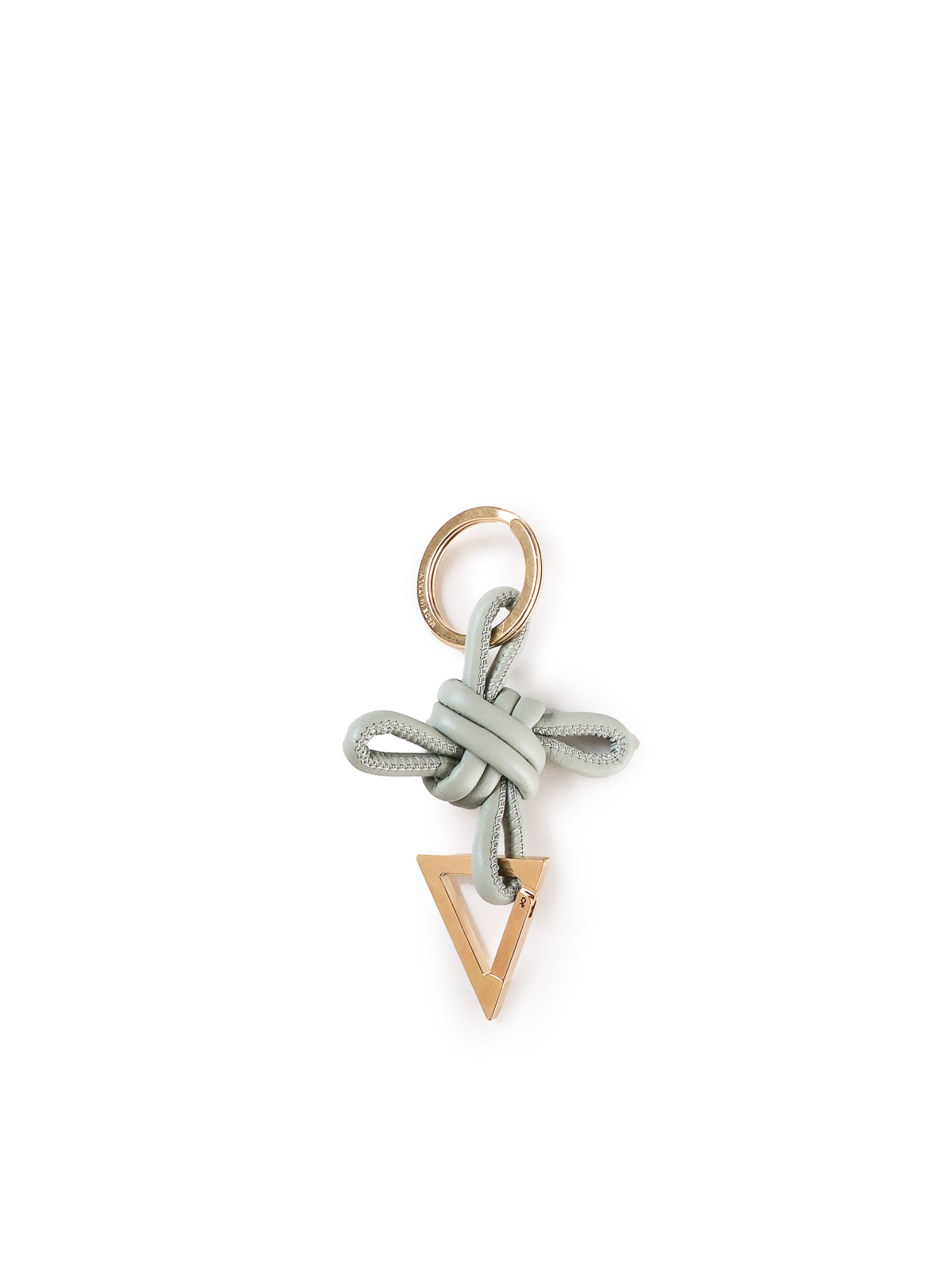 Bottega Veneta Triangle Key Ring In Nappa Leather|619100V00503403