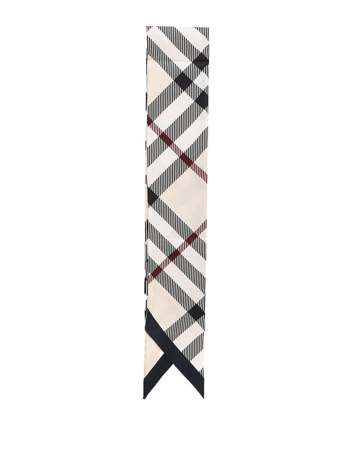 Shop Burberry Foulard Vintage Check In Beis